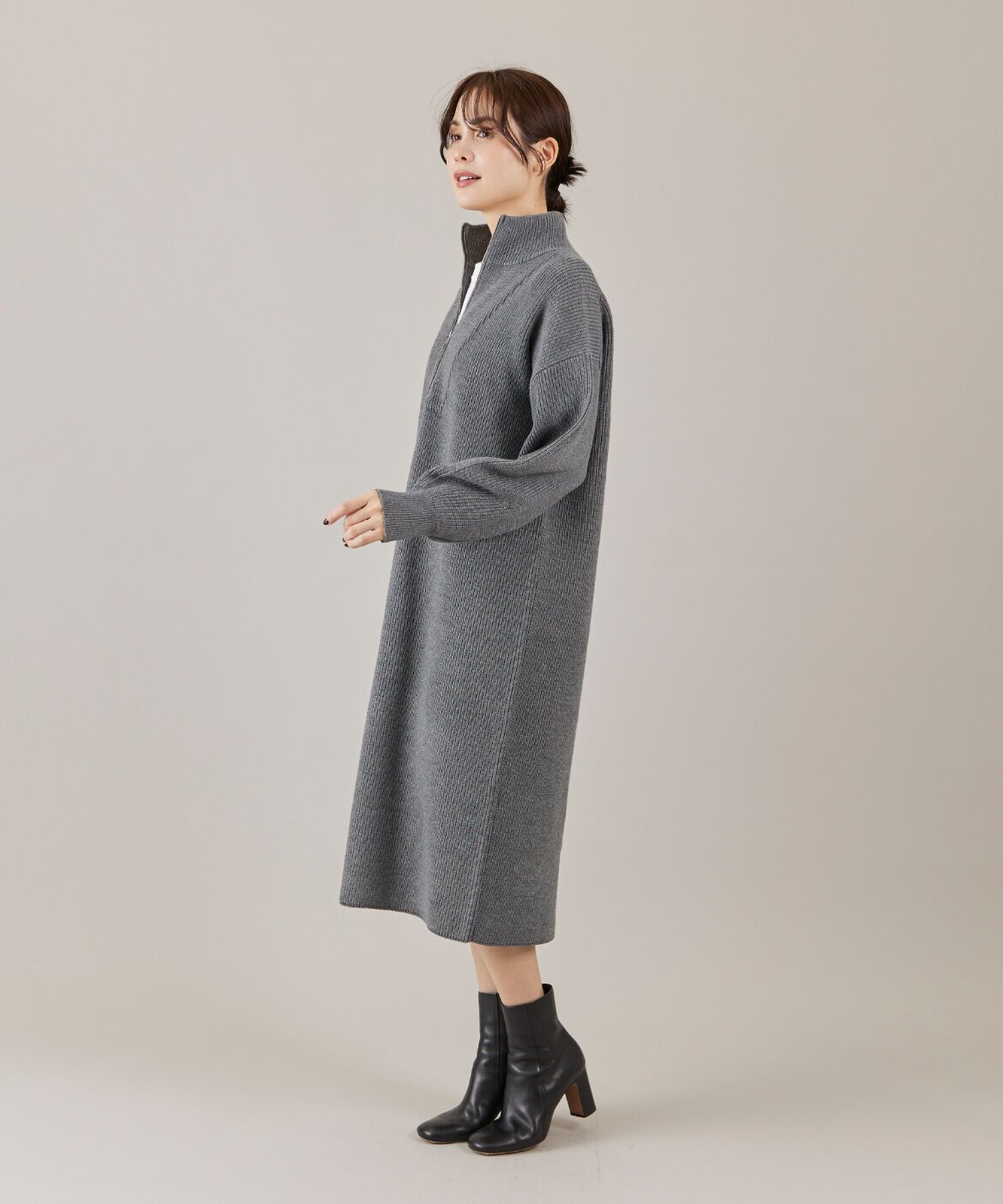 DAY by DAY it&rsquo;s international「ハーフジップニットワンピース」|ワンピース|