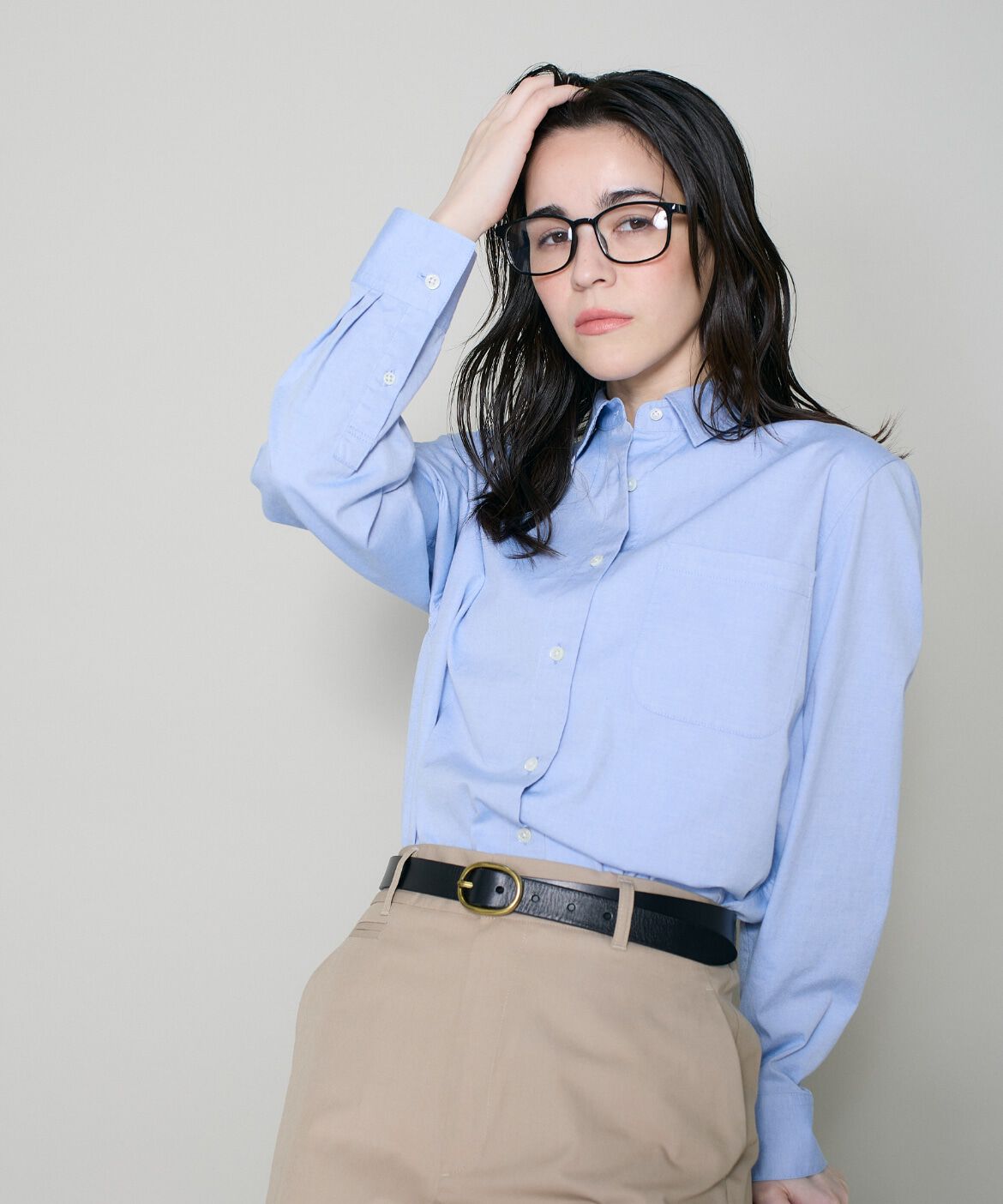 DAY by DAY it&rsquo;s international「オックスベーシックシャツ」|シャツ・ブラウス|ブルー1