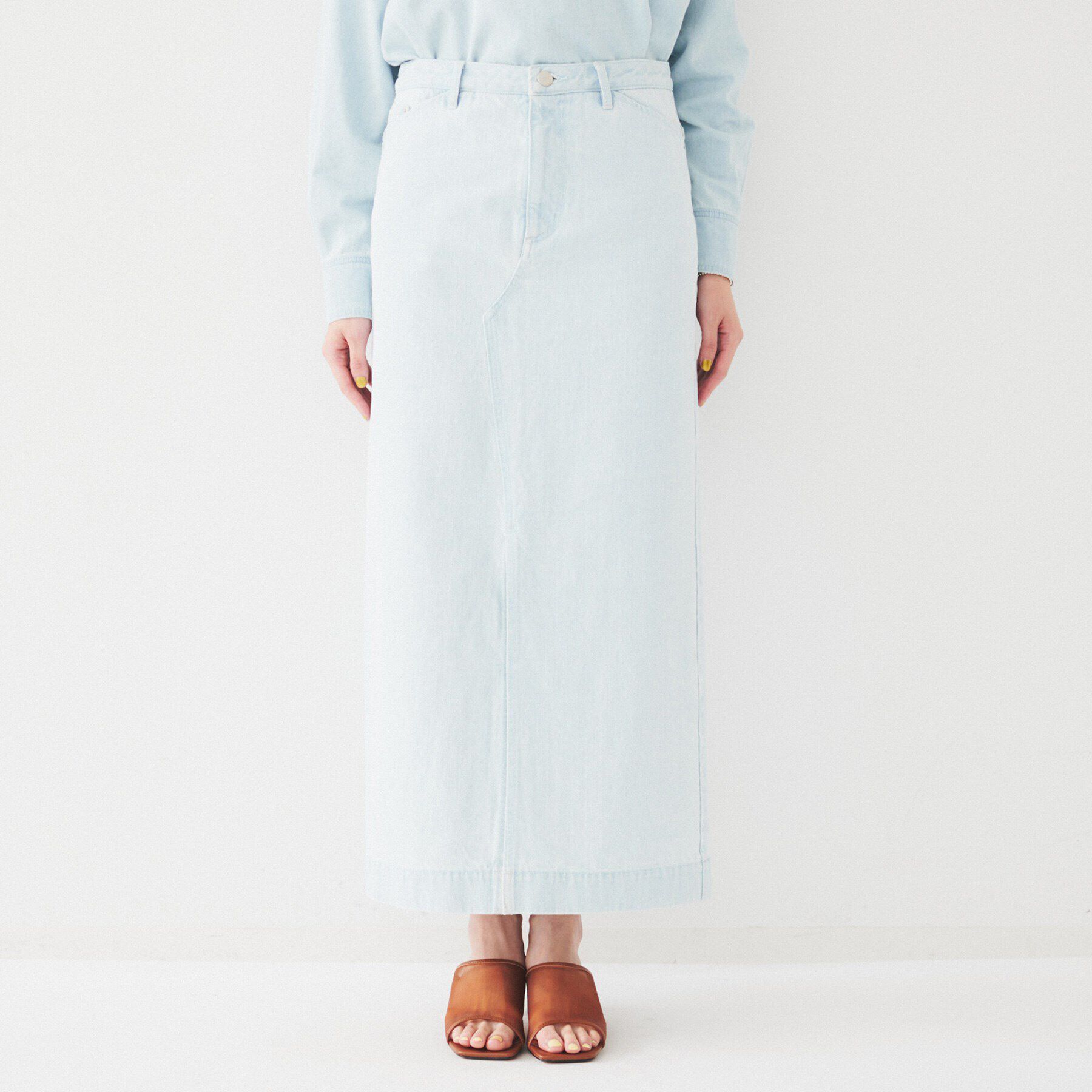 UNTITLED「セミタイトデニムスカート」|スカート|