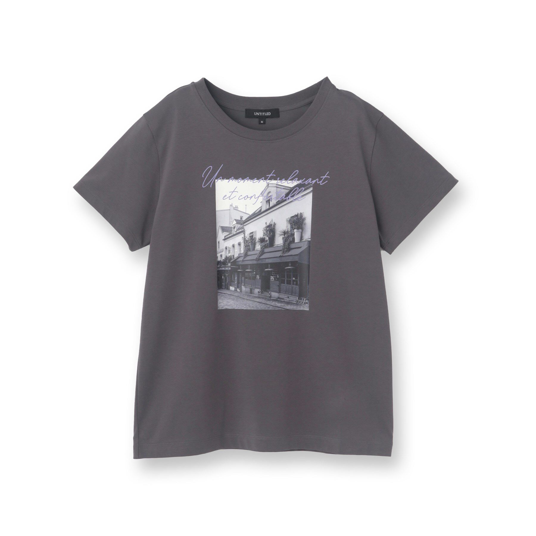 UNTITLED「【洗える/ロゴ】プリントジャージTシャツ」|Tシャツ・カットソー|