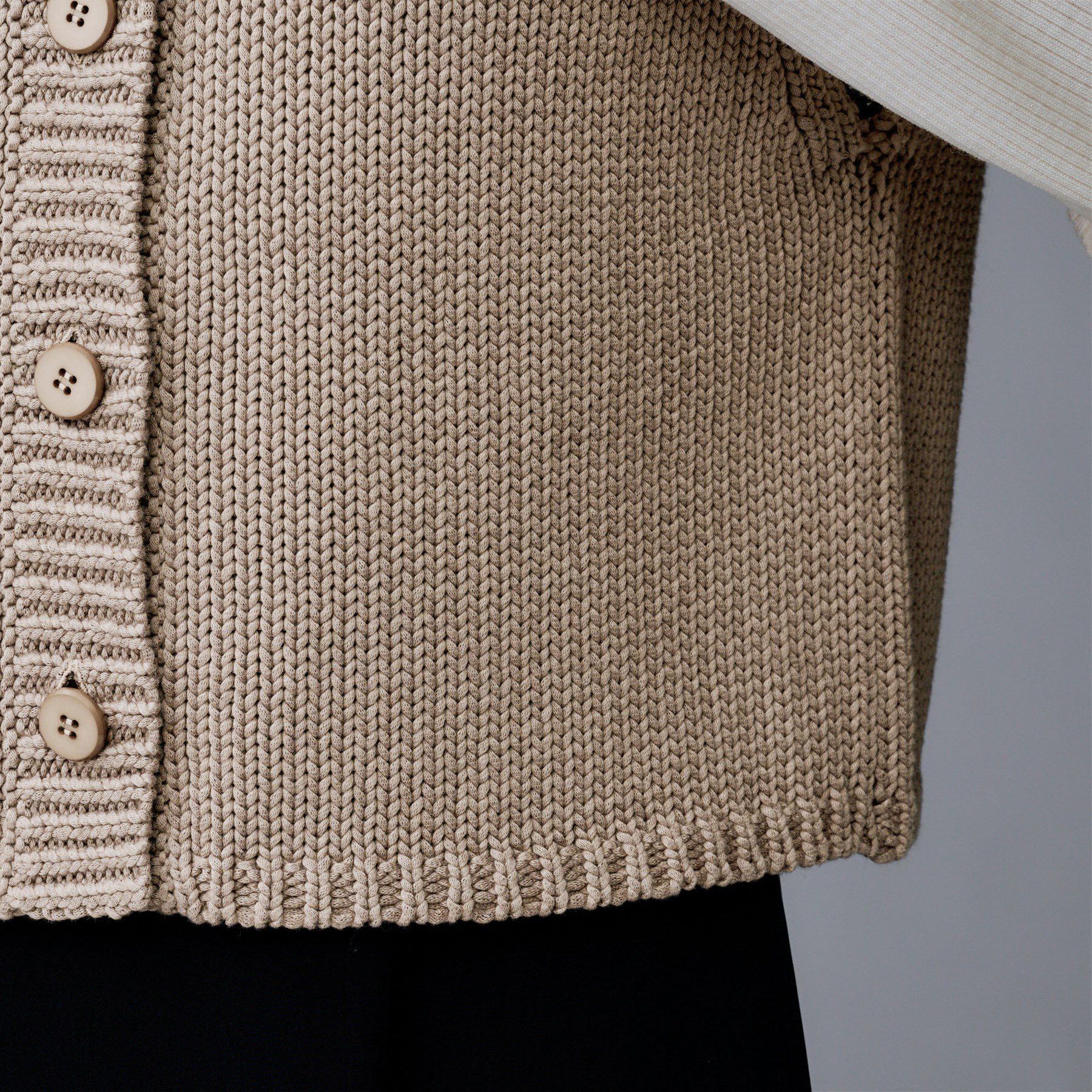 UNTITLED「【レイヤード/前ボタン】2WAYニットベスト」|ニット・セーター|