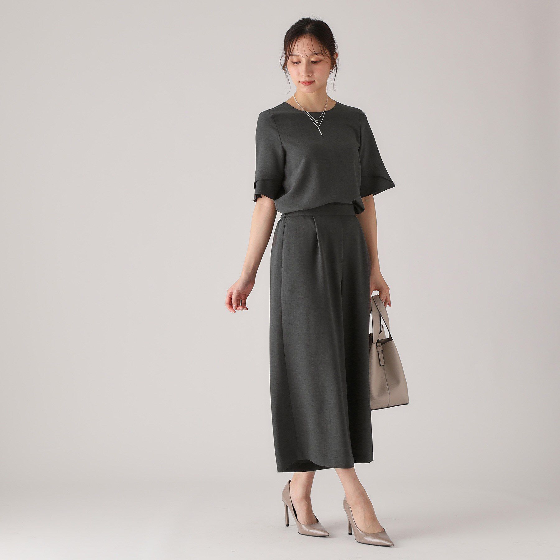 COUP DE CHANCE「【洗える／ウエストゴム】ストレートワイドパンツ」|その他|