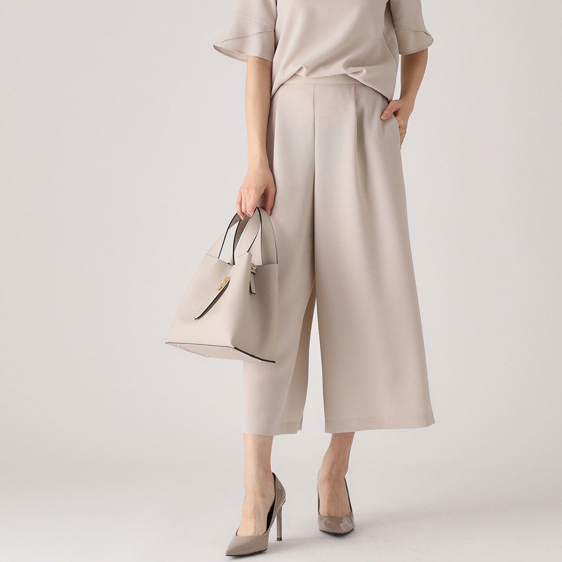 COUP DE CHANCE「【洗える／ウエストゴム】ストレートワイドパンツ」|その他|