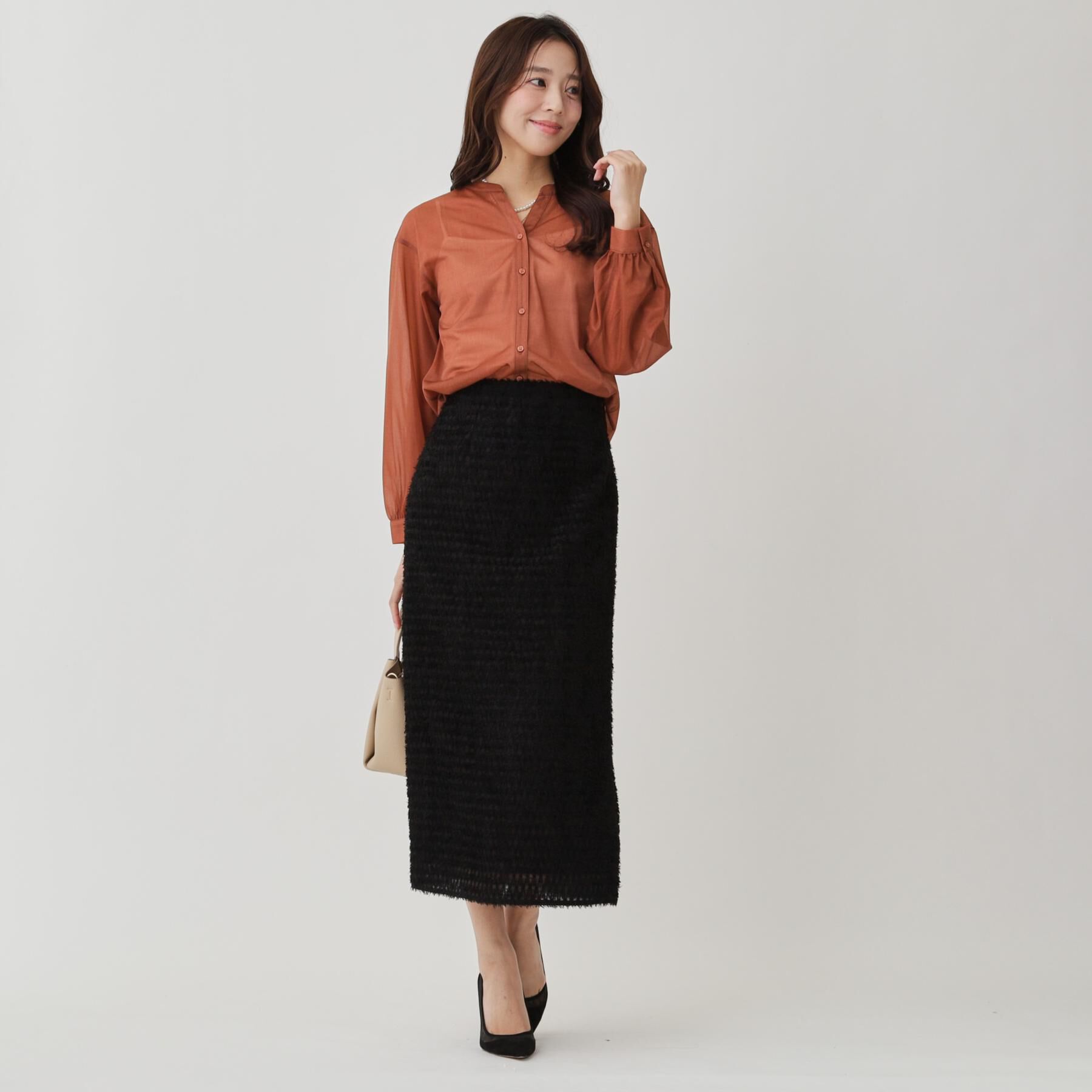 COUP DE CHANCE「【手洗い可】シアーブラウス」|シャツ・ブラウス|