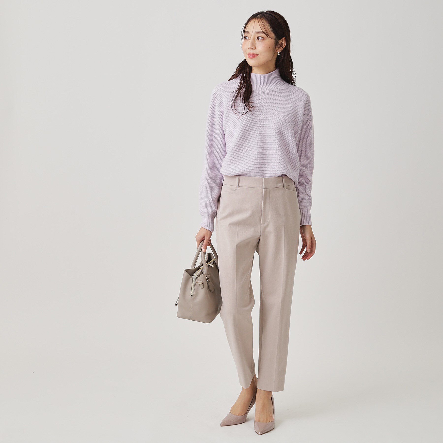 COUP DE CHANCE「【手洗い可／日本製／温かく軽い】ミドルゲージニットトップス」|ニット・セーター|