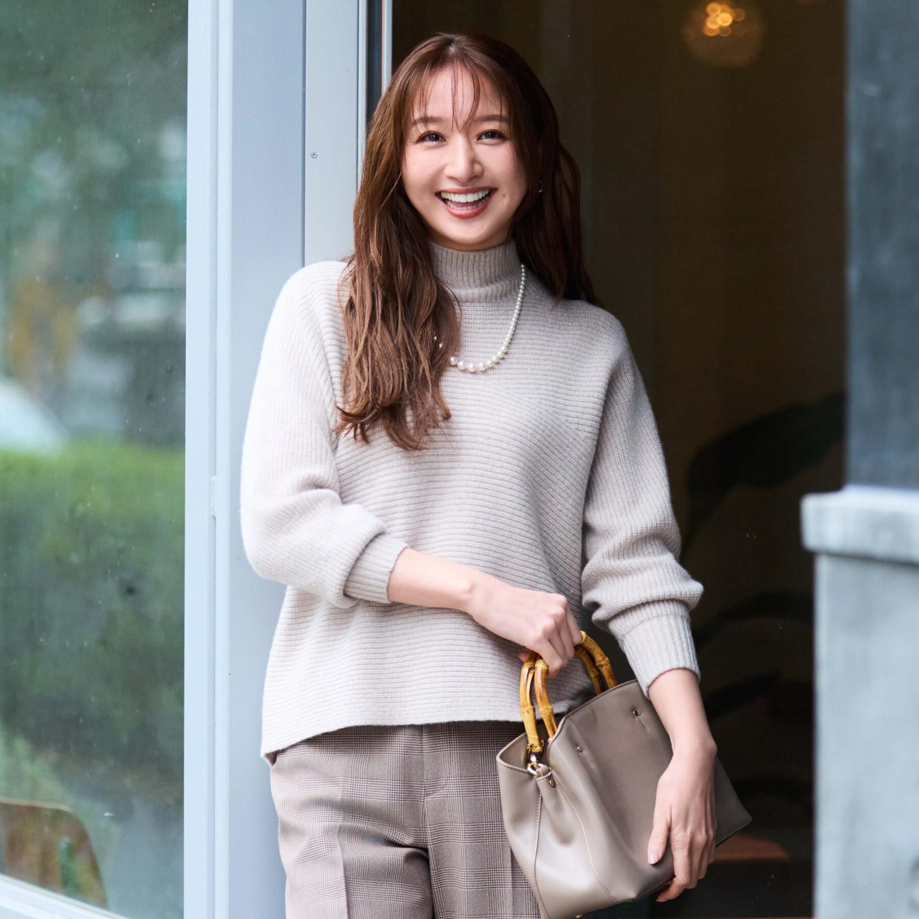 COUP DE CHANCE「【手洗い可／日本製／温かく軽い】ミドルゲージニットトップス」|ニット・セーター|