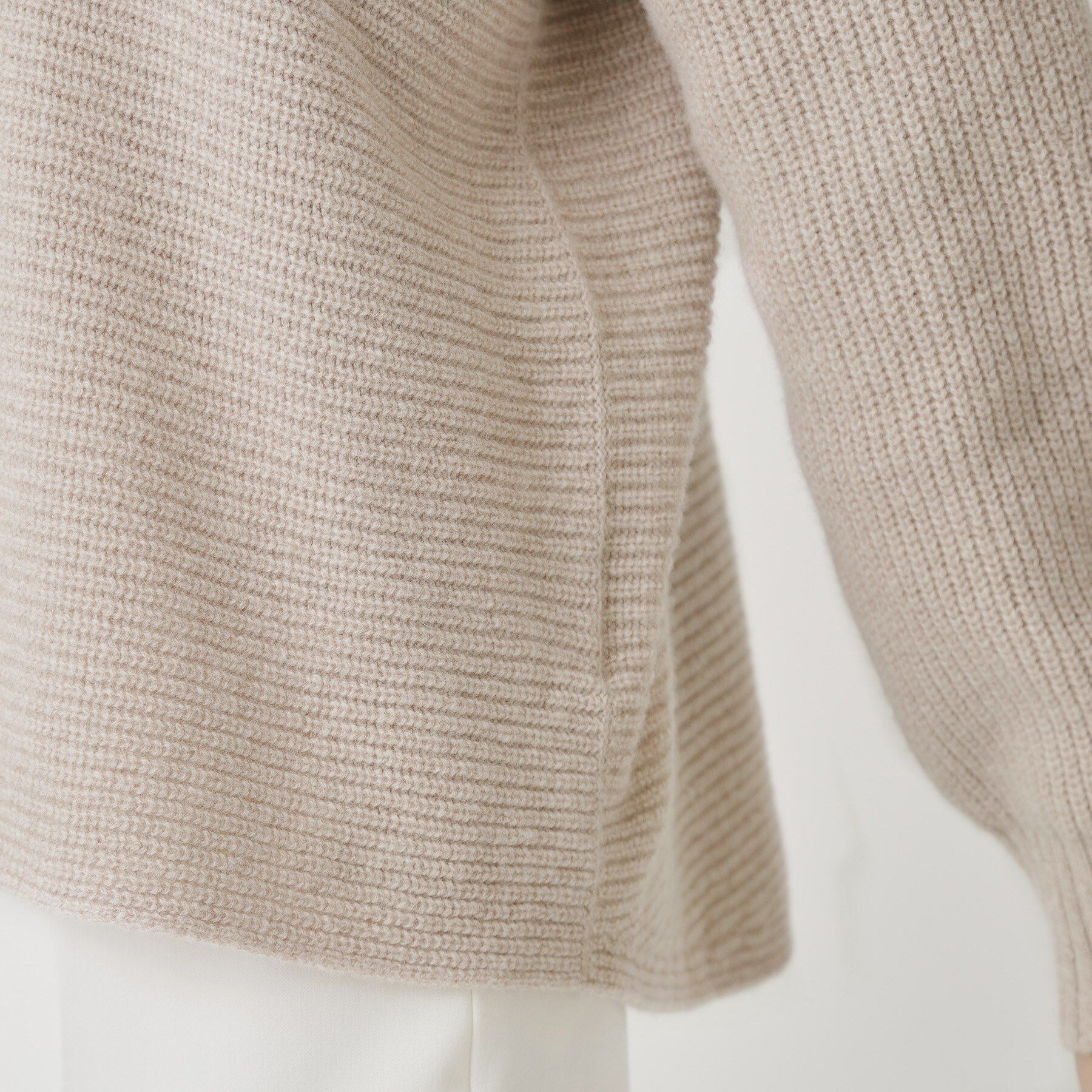 COUP DE CHANCE「【手洗い可／日本製／温かく軽い】ミドルゲージニットトップス」|ニット・セーター|