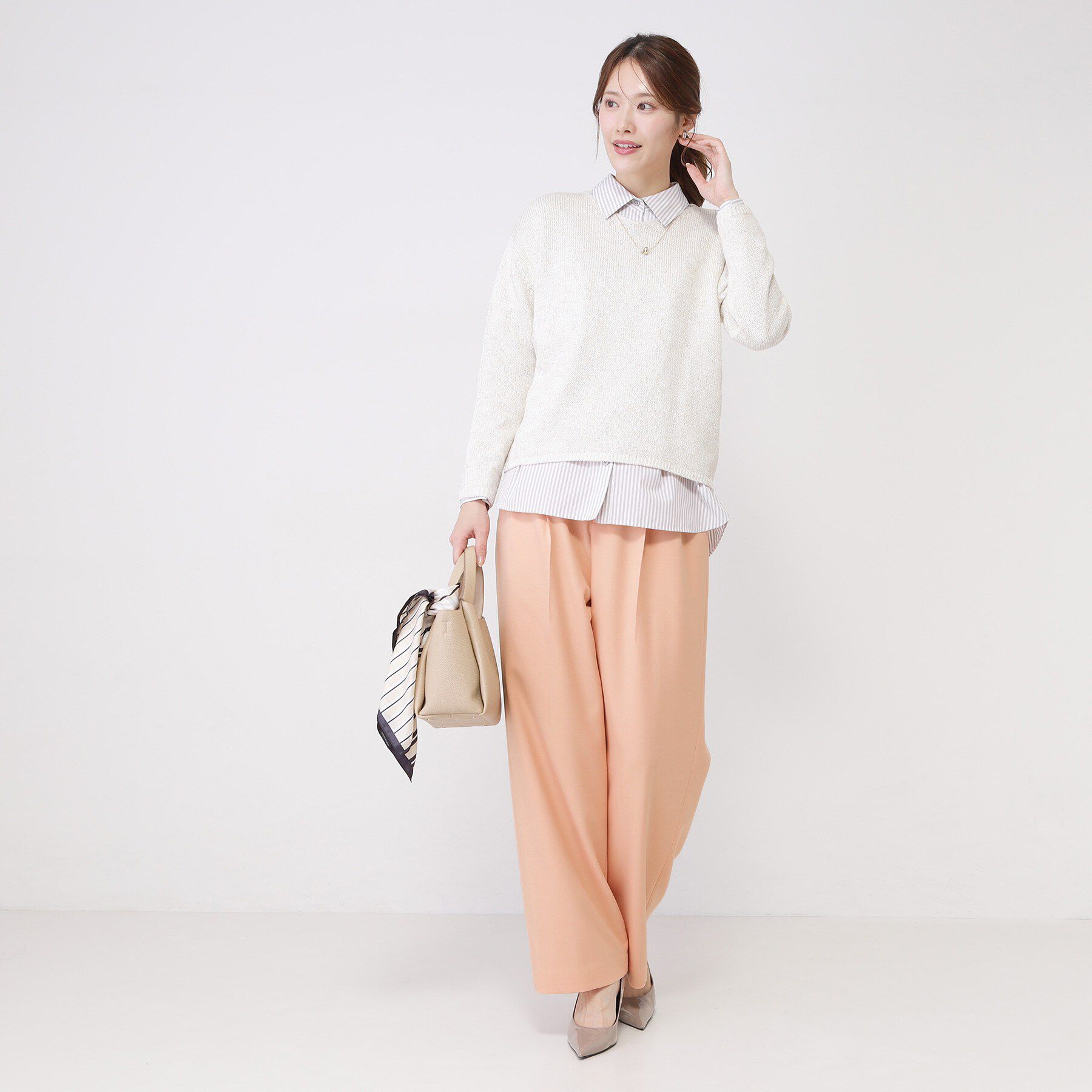 COUP DE CHANCE「【手洗い可】タック入りワイドパンツ」|その他|