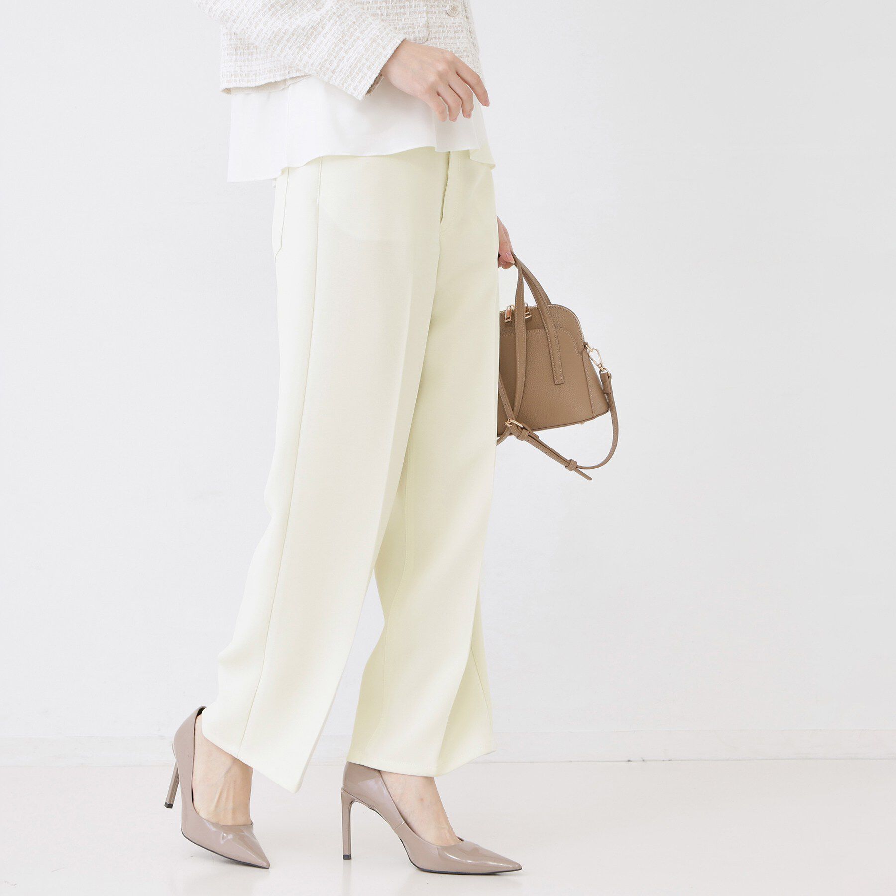 COUP DE CHANCE「【洗える】デニム調ストレートワイドパンツ」|その他|