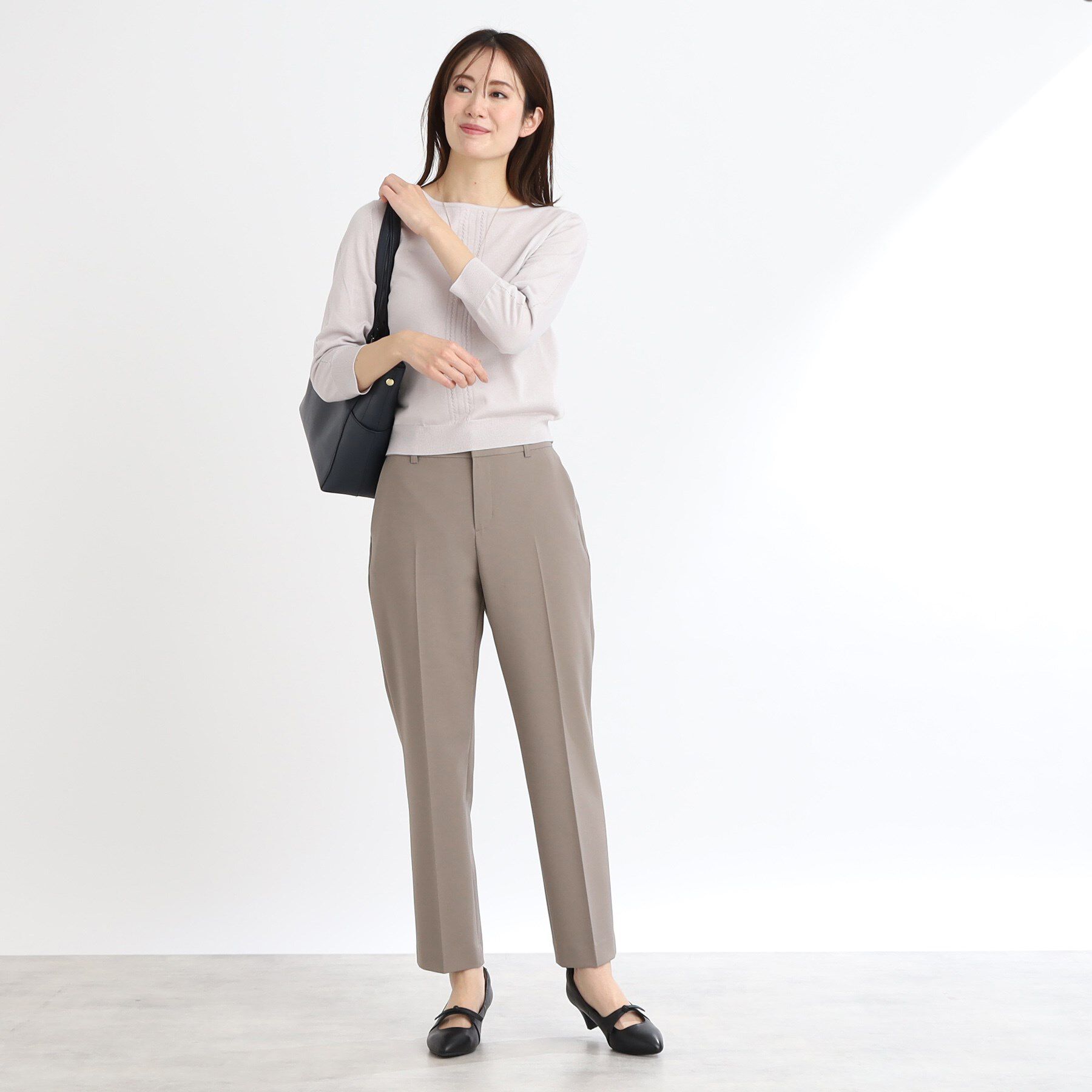 Reflect「【WEB限定カラーあり／私のパンツ／手洗い可】ストレッチテーパードパンツ」|その他|