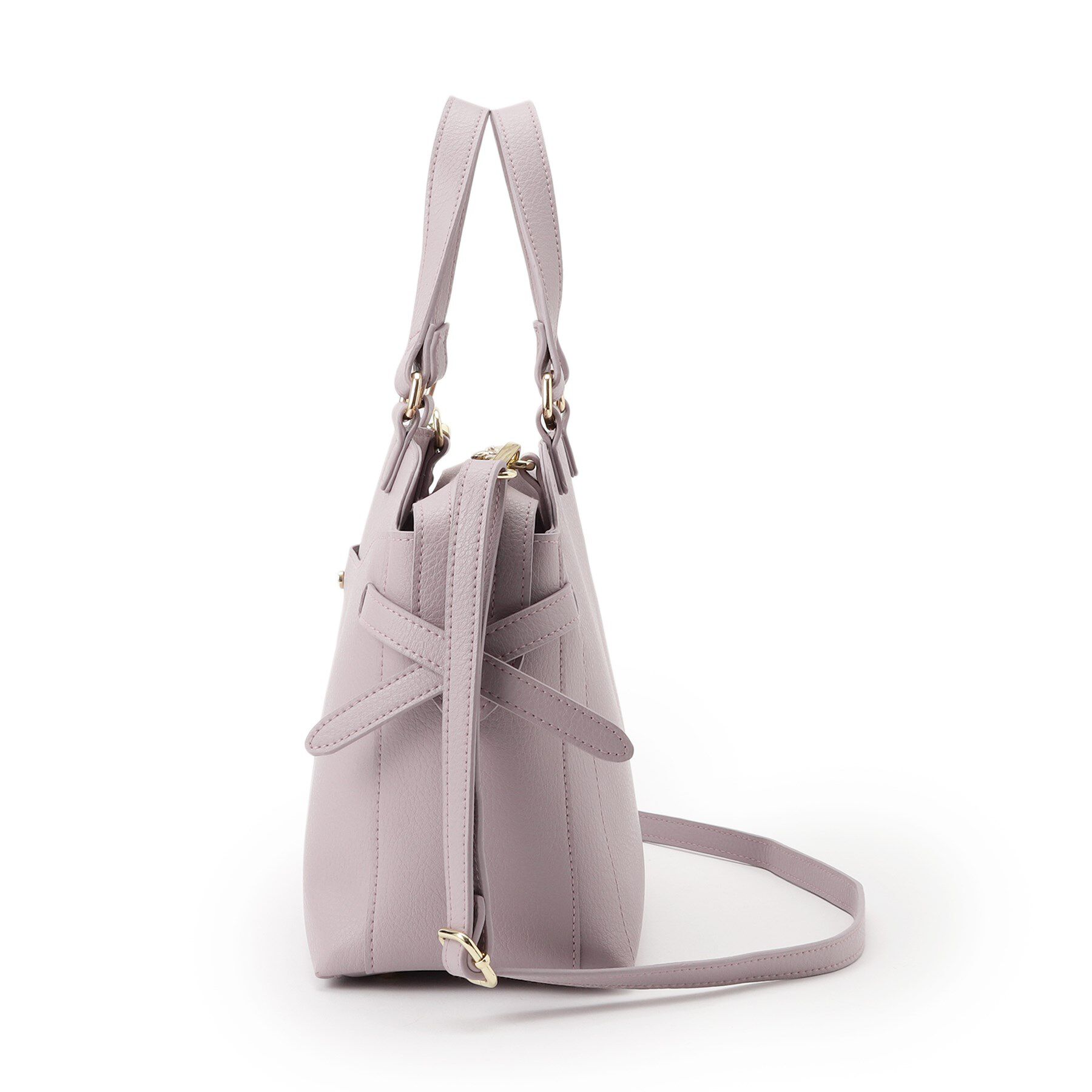 Reflect「【たっぷり収納！あおりポケット／通勤にぴったり◎／WEB先行カラーあり】ショルダー付きミディアムバッ」|トートバッグ|