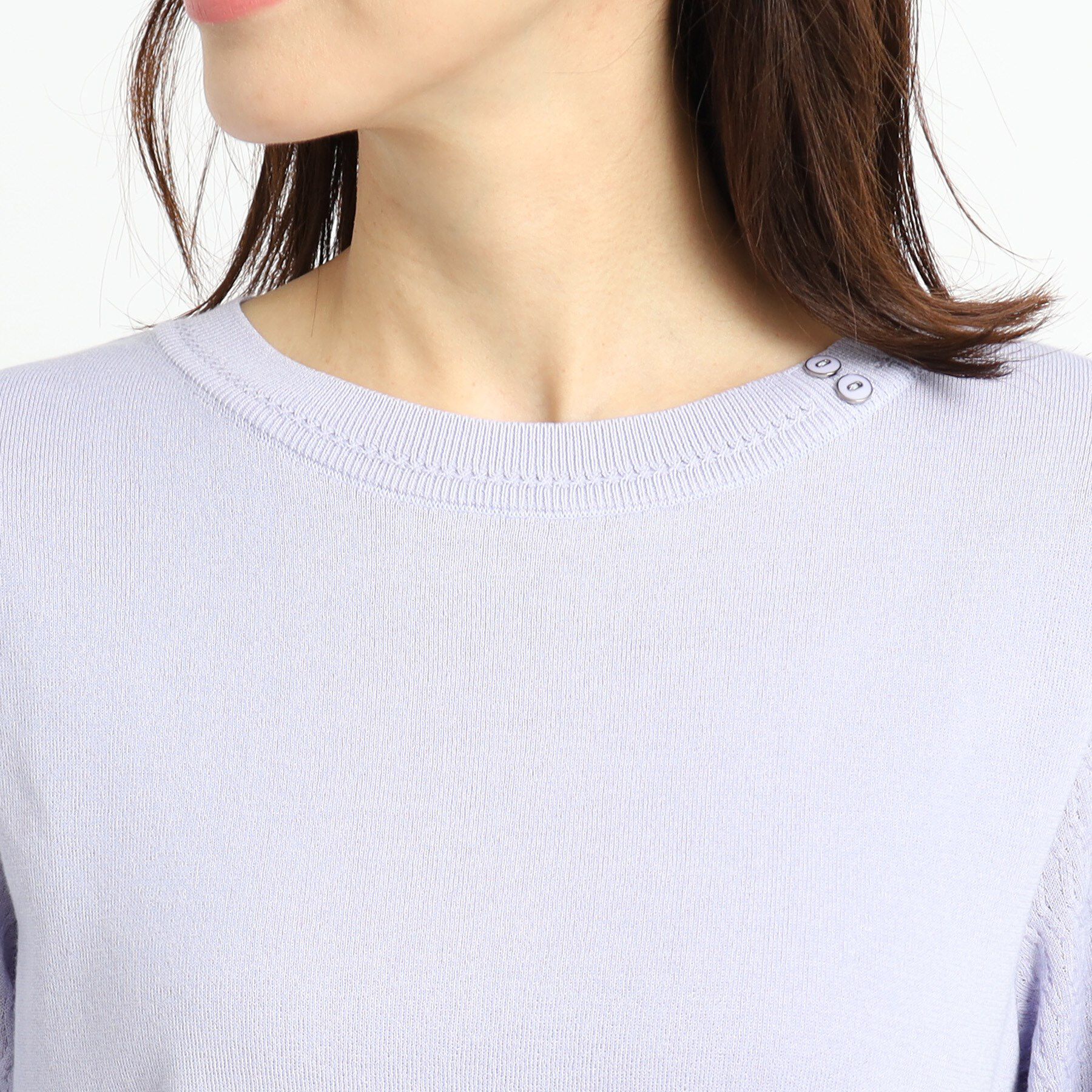 Reflect「【WEB先行カラーあり／洗える】パフスリーブニット」|ニット・セーター|