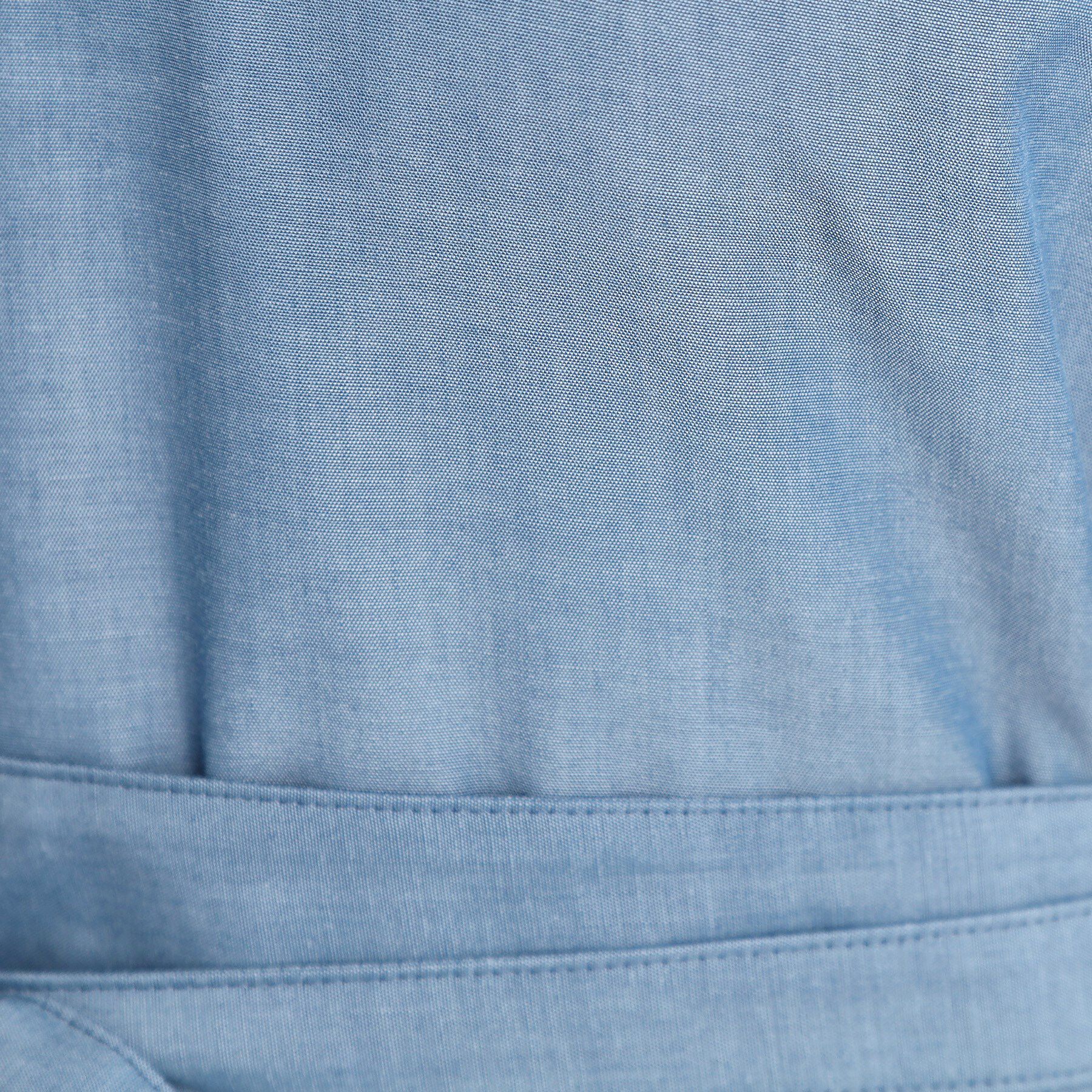 Reflect「【手洗い可／共布ベルト付き】ブルーダンガリーワンピース」|ワンピース|