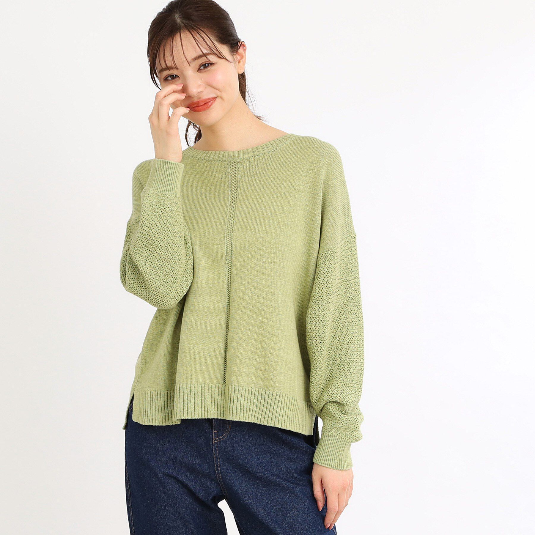 Reflect「【E‐QUALITY／手洗い可】ドライタッチニット」|ニット・セーター|