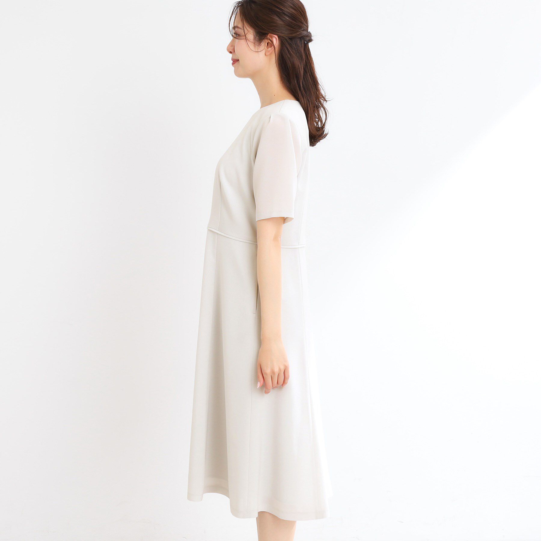 Reflect「【洗える／オケージョンに／セットアップ可】ベーシックワンピース」|ワンピース|