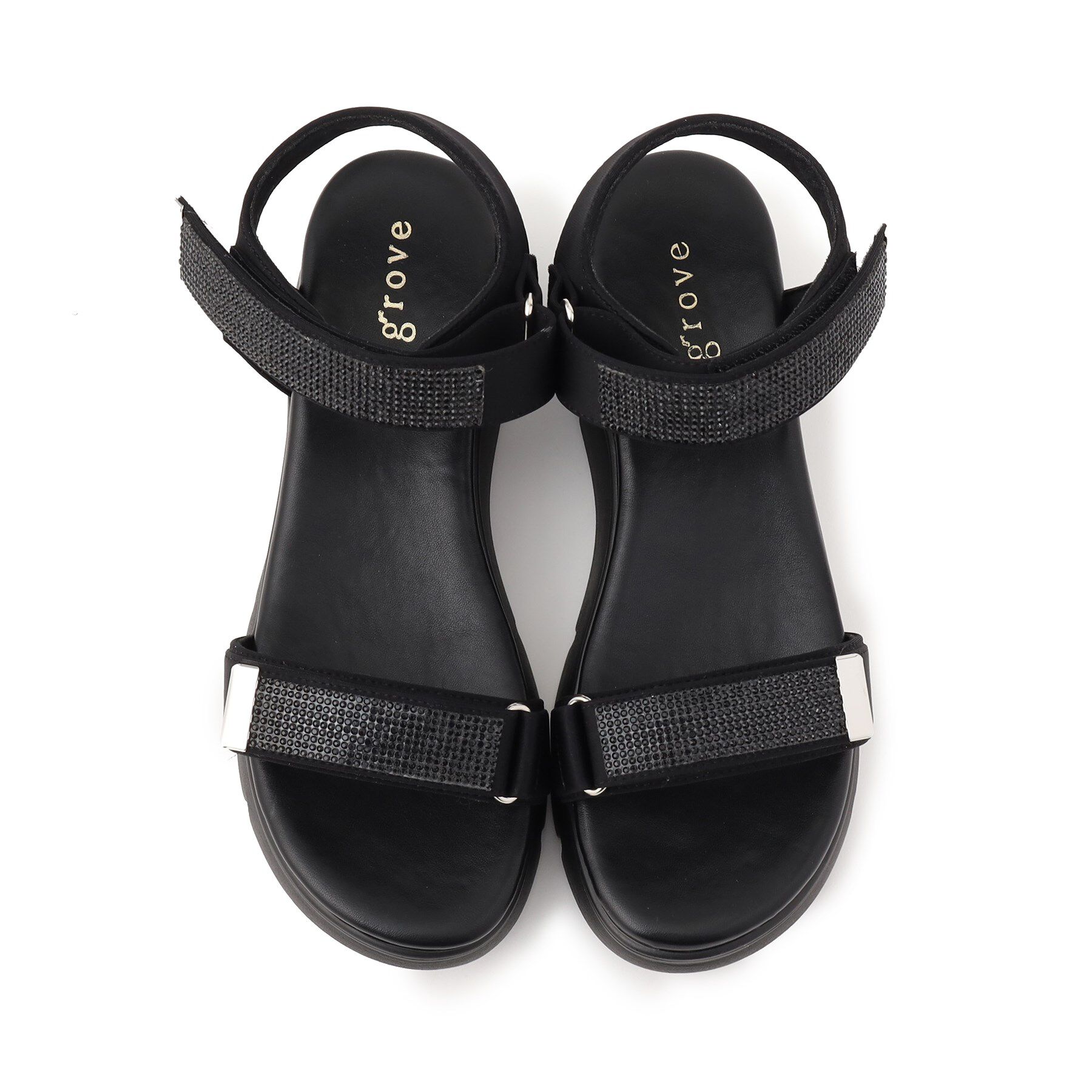 grove「【人間工学】ベルトフッドベッドサンダル」|サンダル|