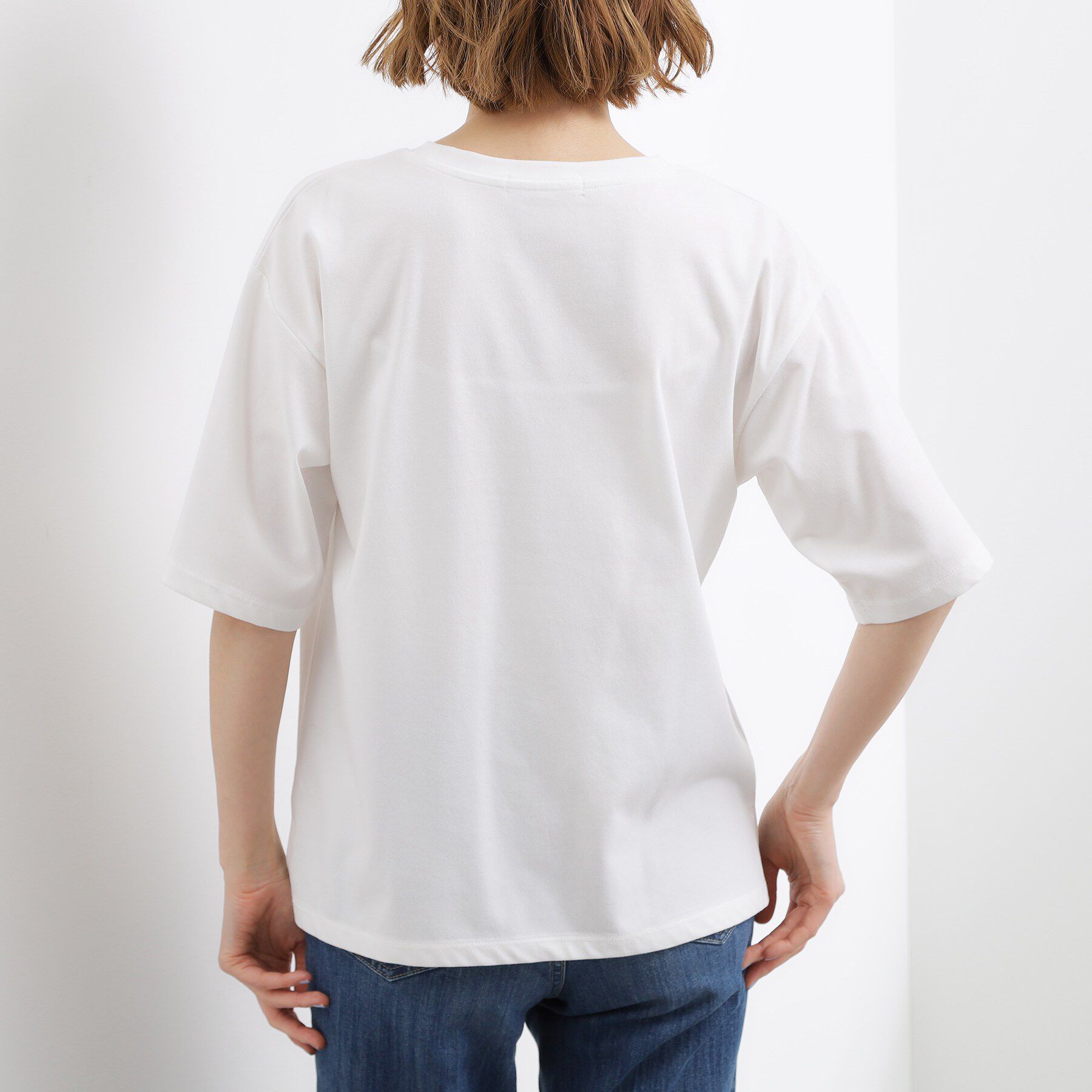 grove「【UVカット/接触冷感】プリントアソート5分袖Tシャツ」|Tシャツ・カットソー|