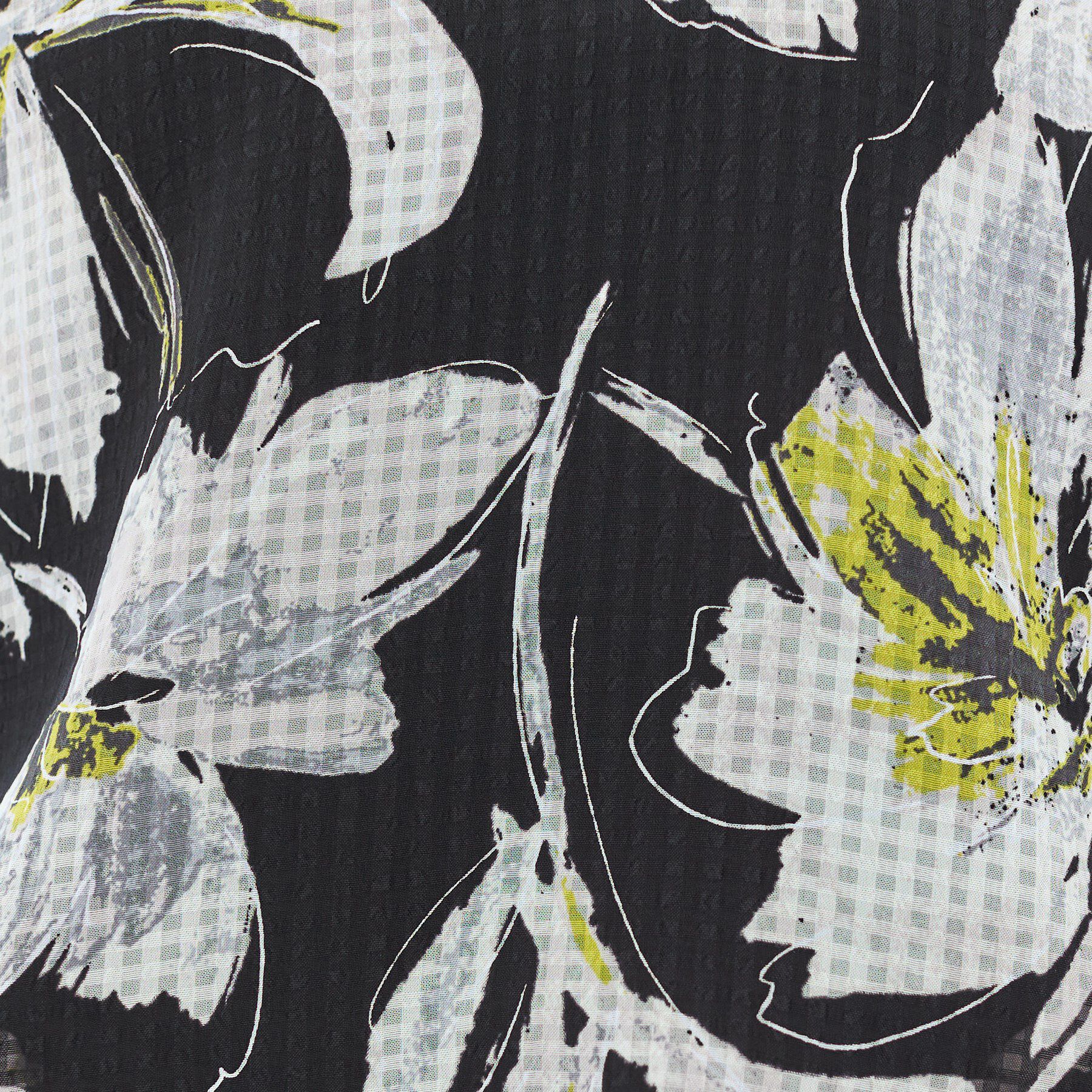 INDIVI「シアーフラワーブラウス」|シャツ・ブラウス|