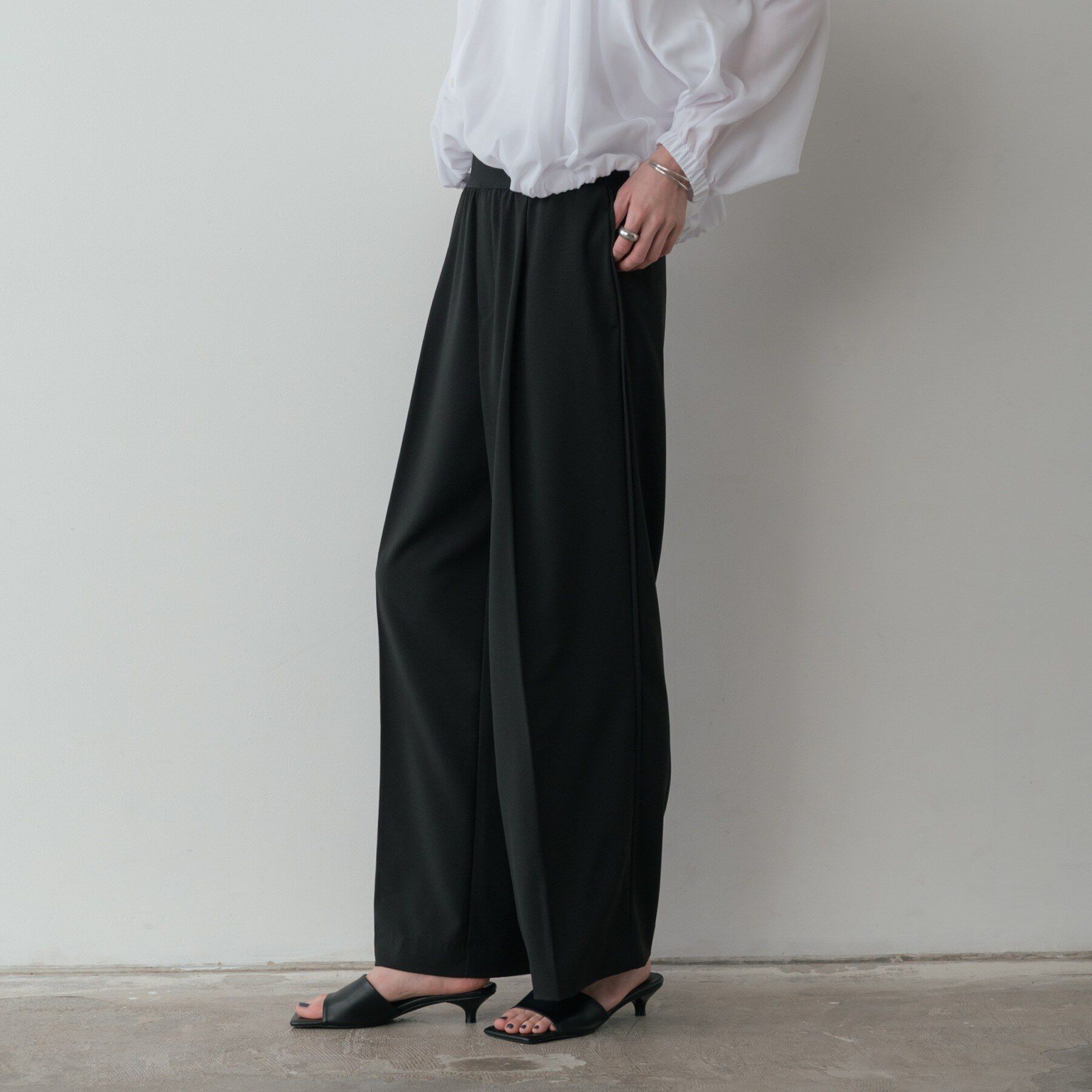 GALLEST「Comfy SET UP｜イージーストレートワイドパンツ【セットアップ対応／通勤／カセット服】」|その他|