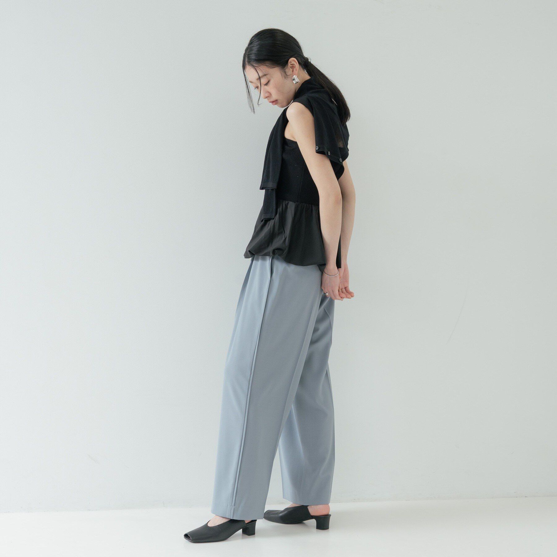 GALLEST「Comfy SET UP｜イージーストレートワイドパンツ【セットアップ対応／通勤／カセット服】」|その他|
