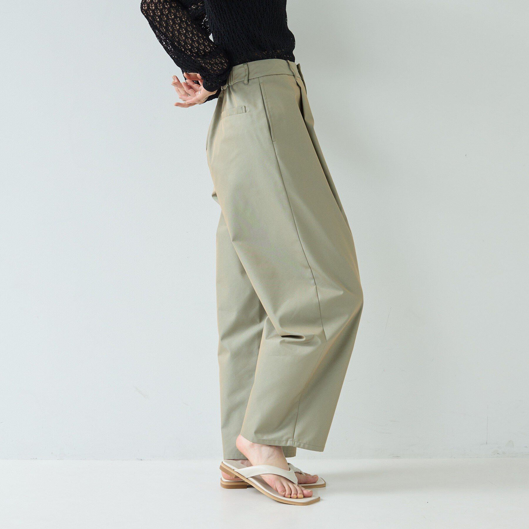 GALLEST「フロントタックチノパン」|その他|