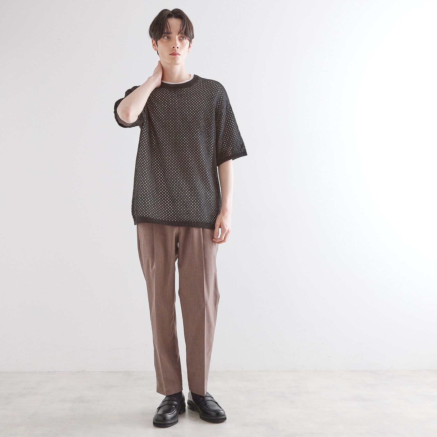 tk.TAKEO KIKUCHI「サマーメッシュアンサンブル」|Tシャツ・カットソー|