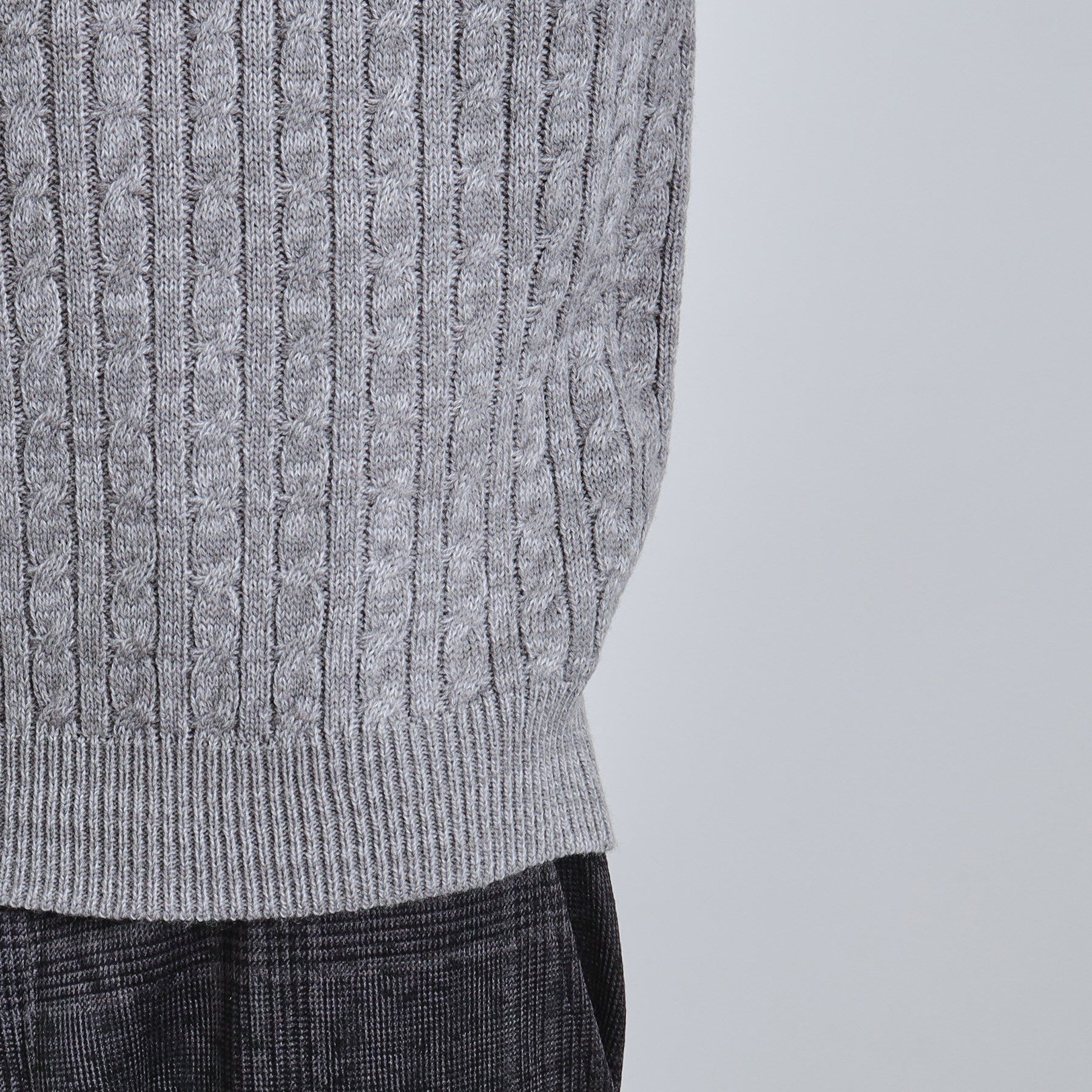 tk.TAKEO KIKUCHI「ケーブルタートルニット」|ニット・セーター|