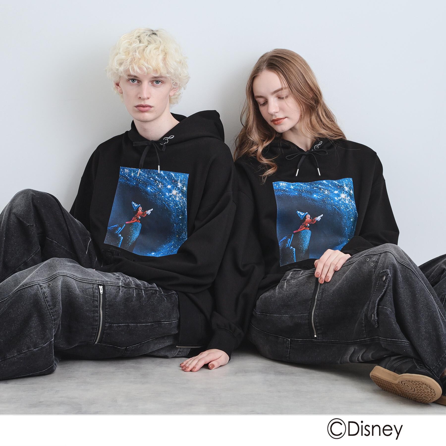 tk.TAKEO KIKUCHI「ディズニーカプセルコレクション『ファンタジア』パーカー」|パーカー|ブラック(019)