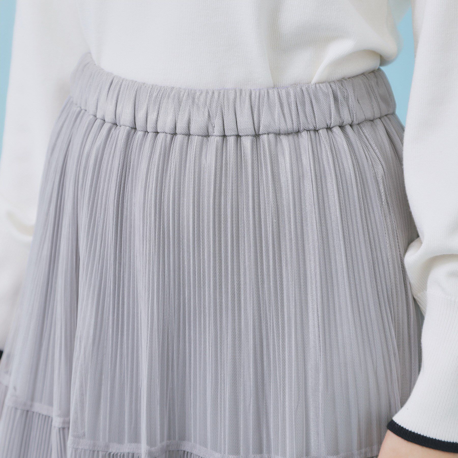 index「リバーシブルチュールティアードフレアスカート【洗濯機OK】」|スカート|