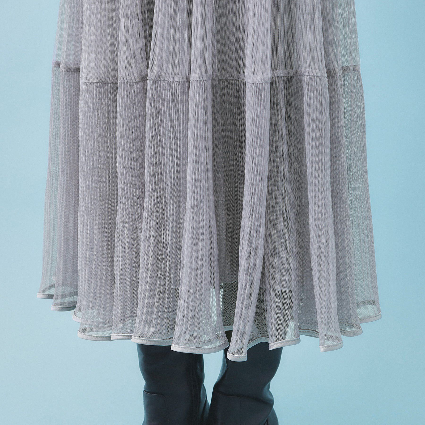 index「リバーシブルチュールティアードフレアスカート【洗濯機OK】」|スカート|