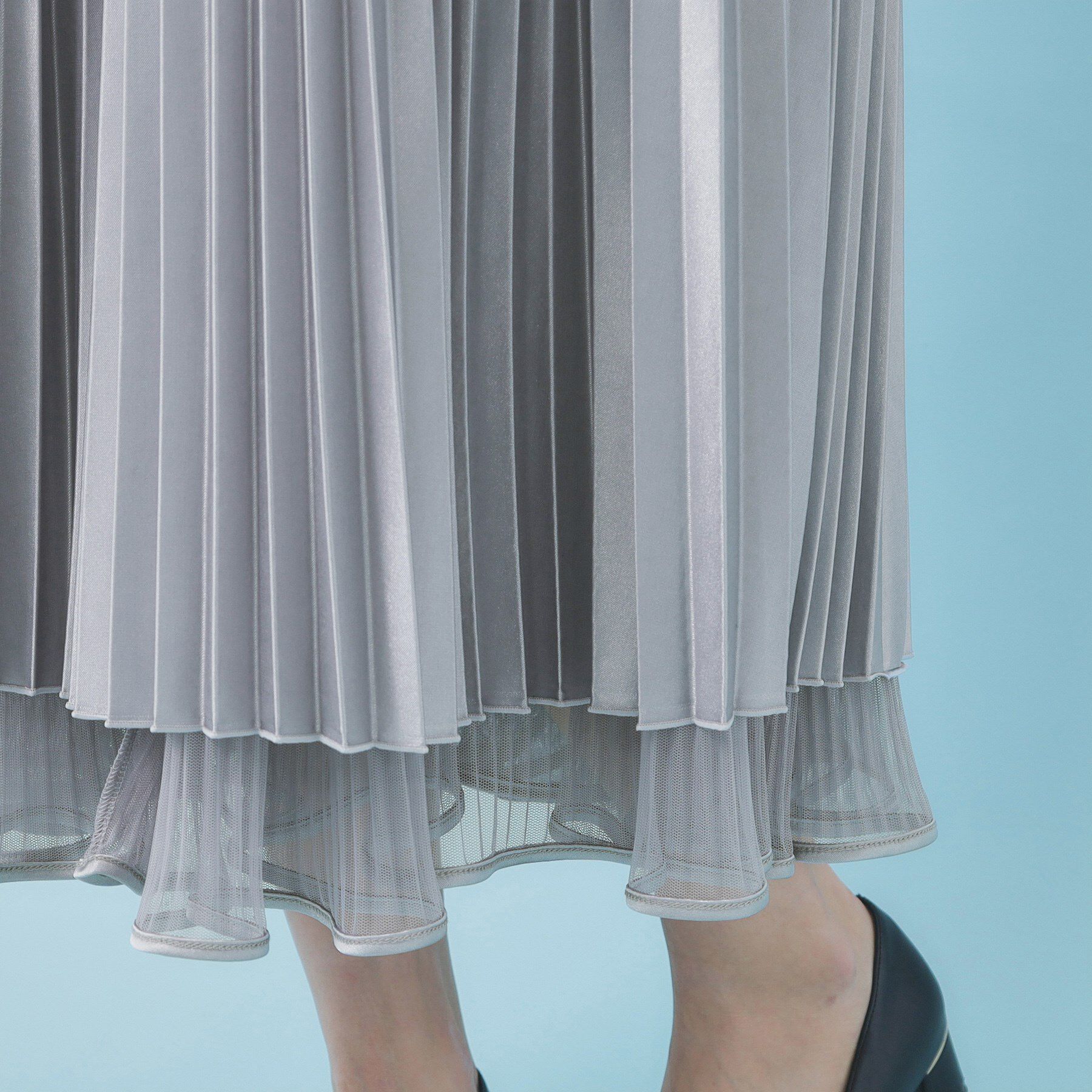 index「リバーシブルチュールティアードフレアスカート【洗濯機OK】」|スカート|