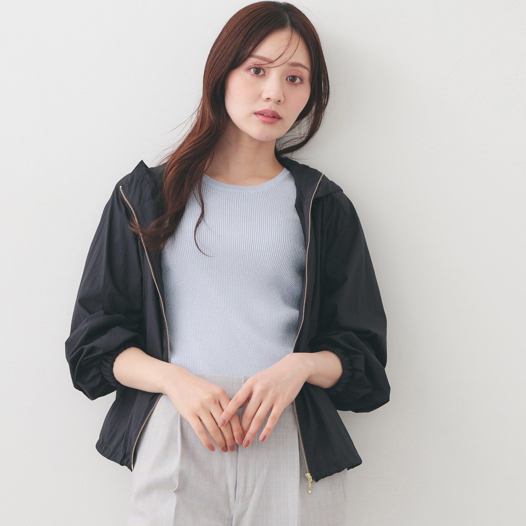 index「Everyday！すきブルゾン【撥水/洗濯機OK/イージーアイロン】」|ブルゾン・スタジャン|ネイビー(094)