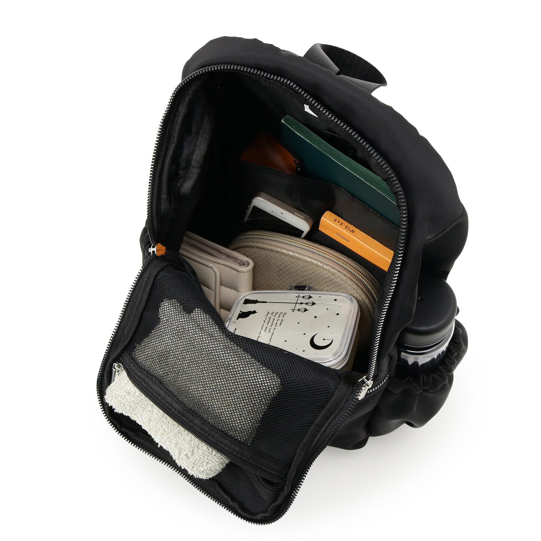 OPAQUE.CLIP「【撥水加工／マルチポケット】カジュアルリュックサック」|リュック|