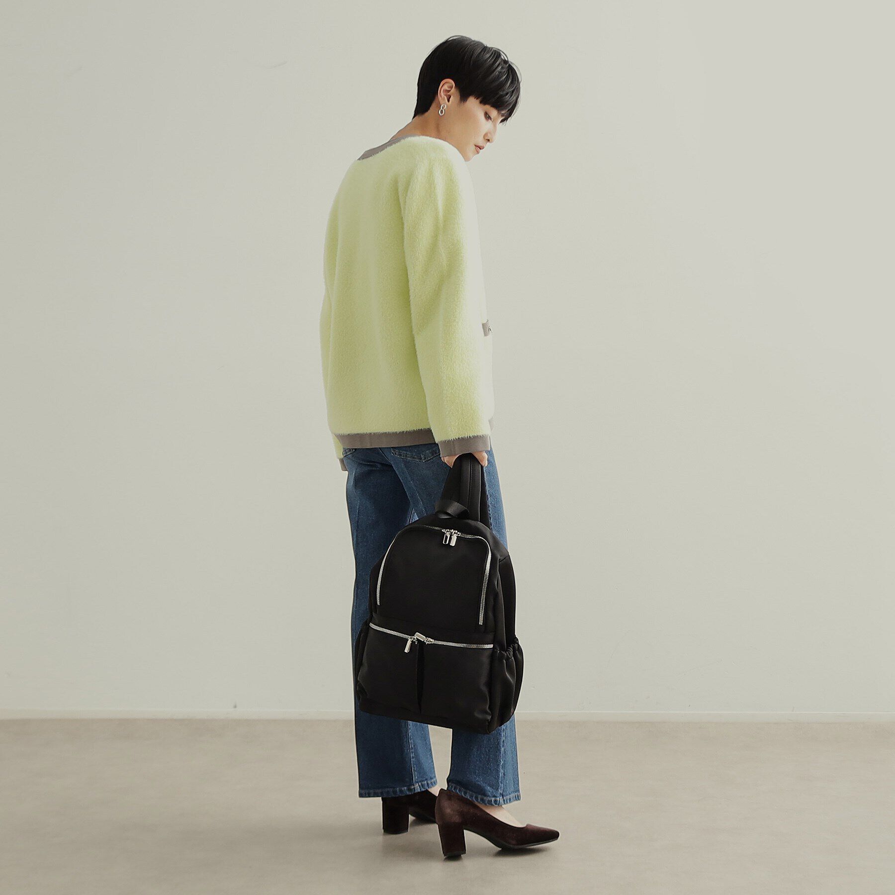 OPAQUE.CLIP「【撥水加工／マルチポケット】カジュアルリュックサック」|リュック|