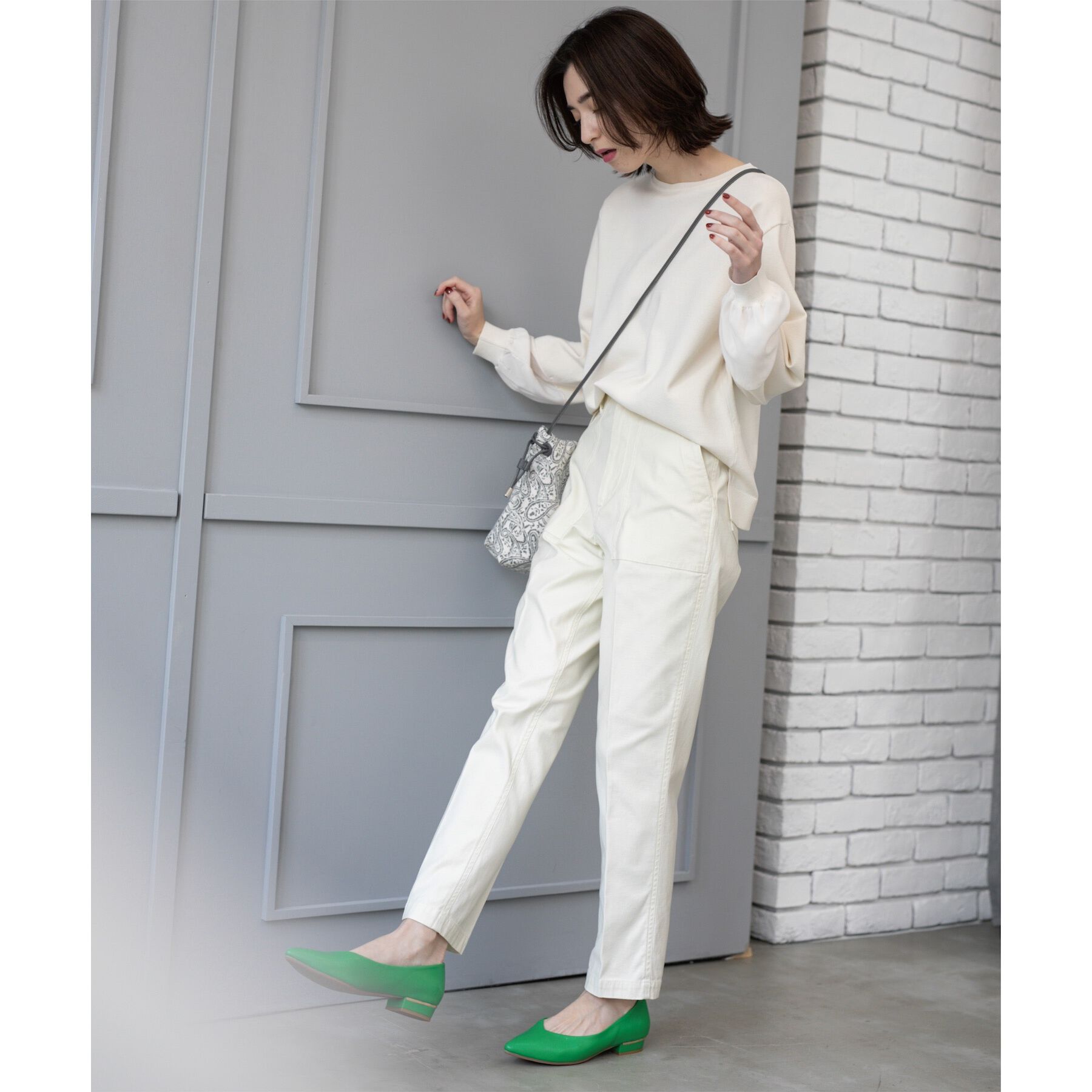 OPAQUE.CLIP「《S-LLサイズ》ストレッチベイカーパンツ【洗濯機洗い可】」|その他|