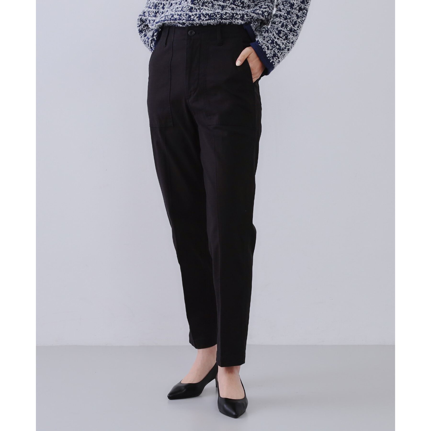 OPAQUE.CLIP「《S-LLサイズ》ストレッチベイカーパンツ【洗濯機洗い可】」|その他|