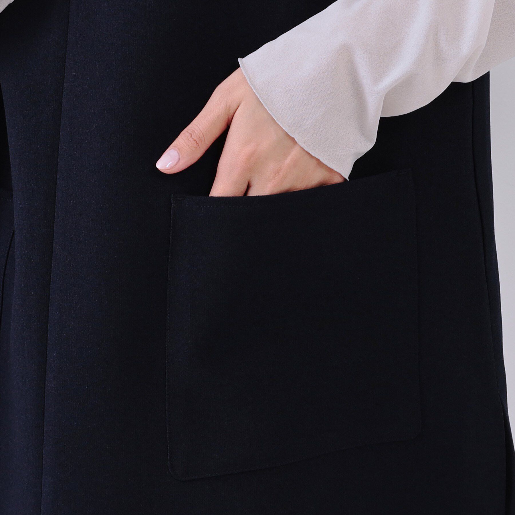 OPAQUE.CLIP「Vネックプルオーバーベスト【洗濯機洗い可】」|ベスト・ジレ|