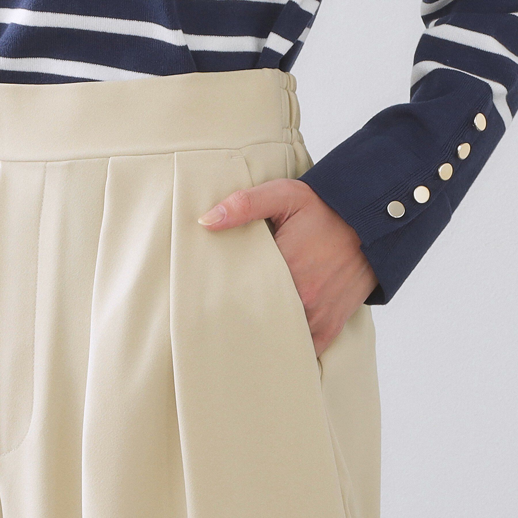 OPAQUE.CLIP「タックイージーワイドパンツ【洗濯機OK】」|その他|