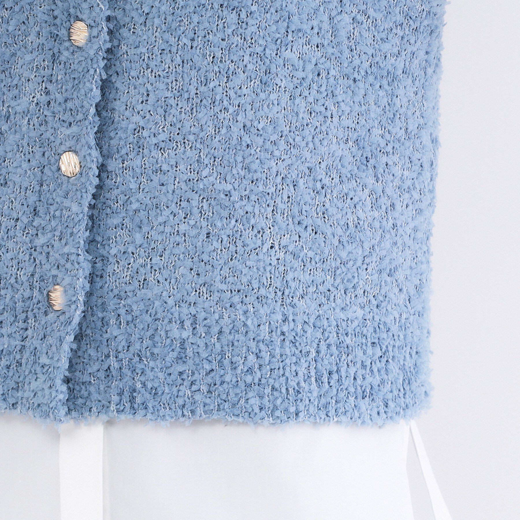 OPAQUE.CLIP「変形金ボタンニットベスト【洗濯機OK】」|ベスト・ジレ|