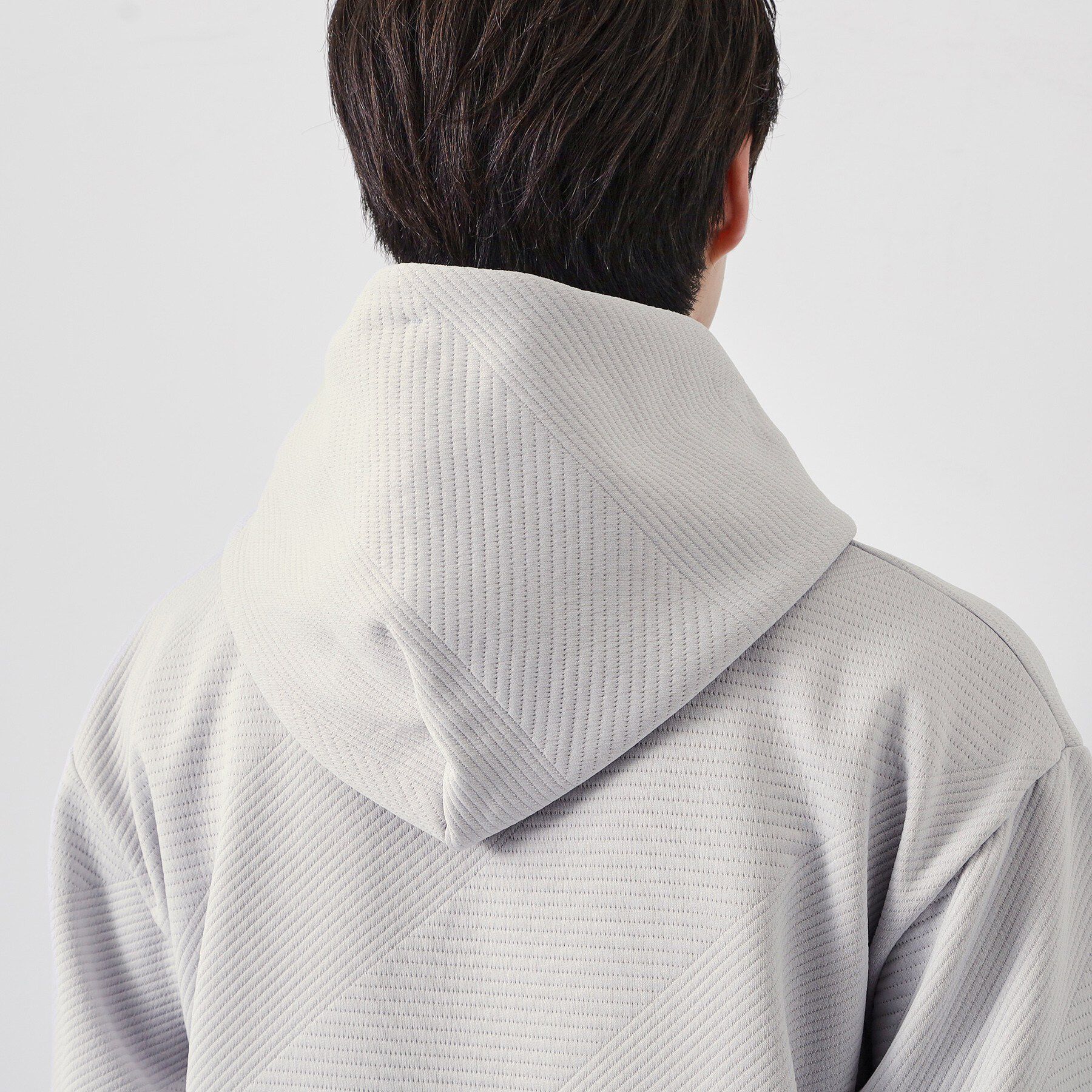 THE SHOP TK「【さりげない表情が、品よく映える。】ふくれジャカードパーカ」|パーカー|