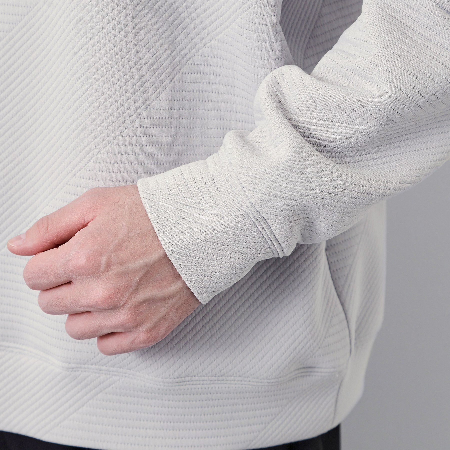 THE SHOP TK「【さりげない表情が、品よく映える。】ふくれジャカードパーカ」|パーカー|