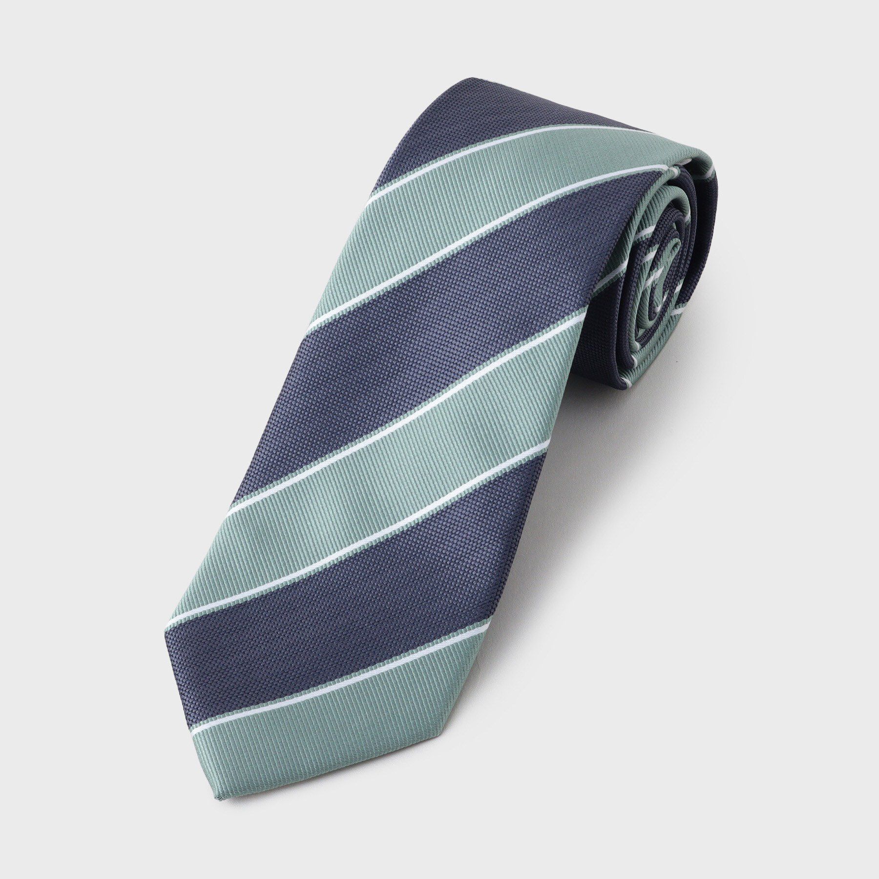 THE SHOP TK「ストライプ柄 アソート ネクタイ 【洗濯機OK】」|ネクタイ・蝶ネクタイ|グリーン(322)
