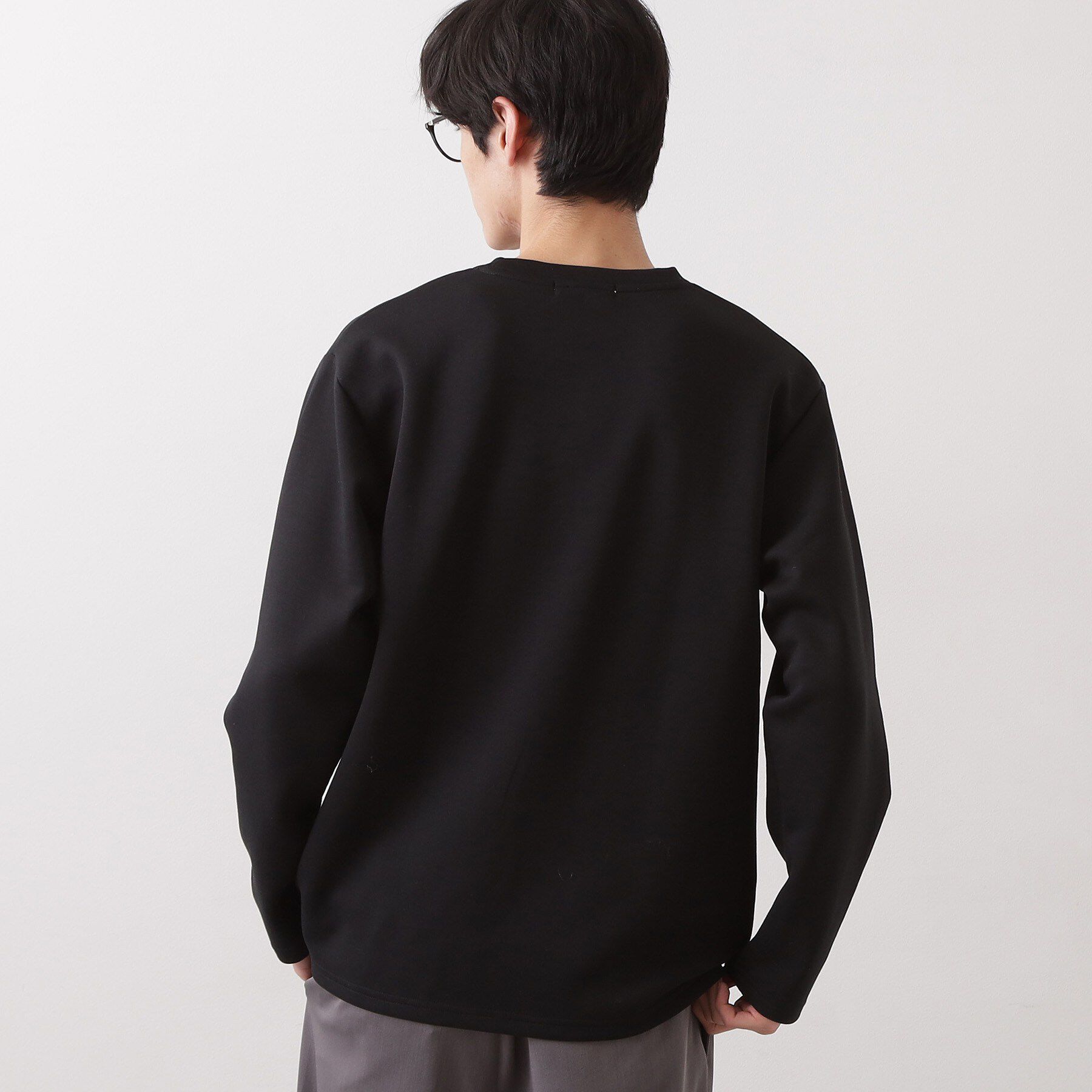 THE SHOP TK「【さりげないワンポイント】ダンボール刺繍スウェット 洗濯機OK」|Tシャツ・カットソー|