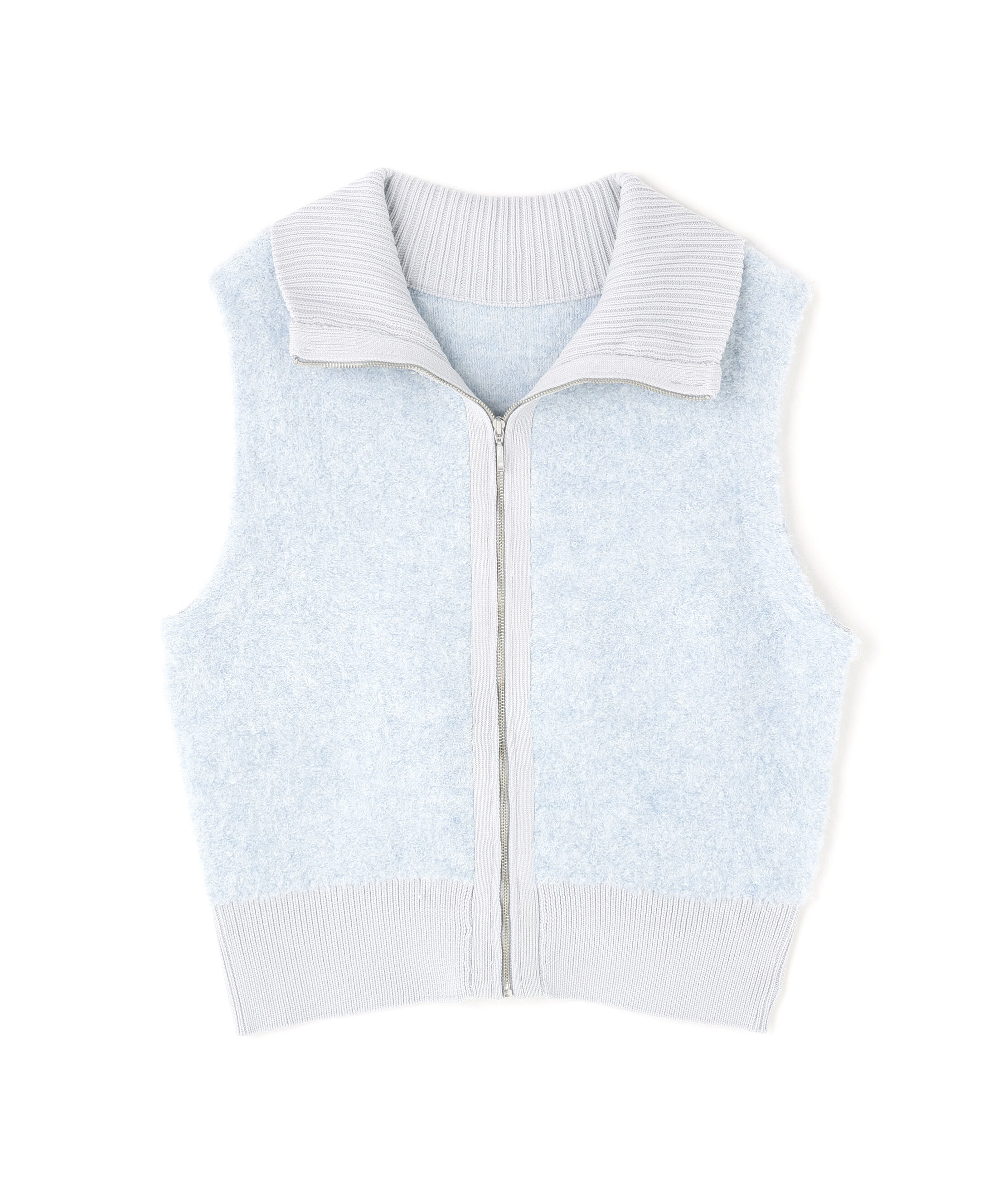  「ブークレジップニットベスト」|ニット・セーター|