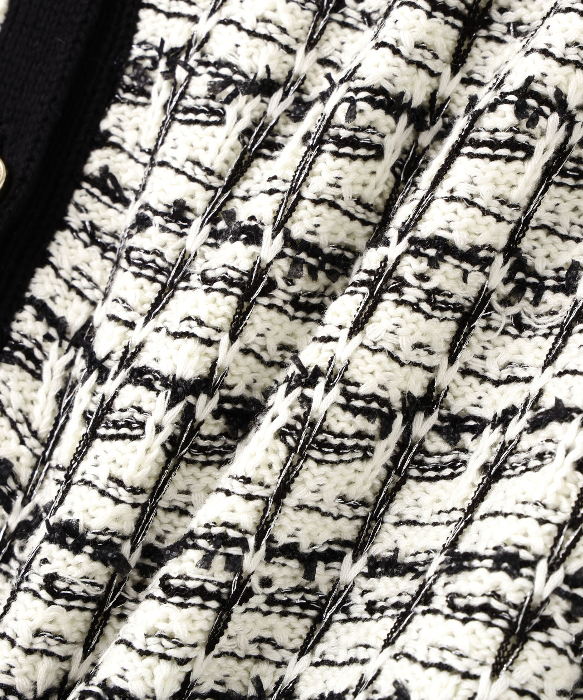  「ツイードVネックカーディガン」|ニット・セーター|