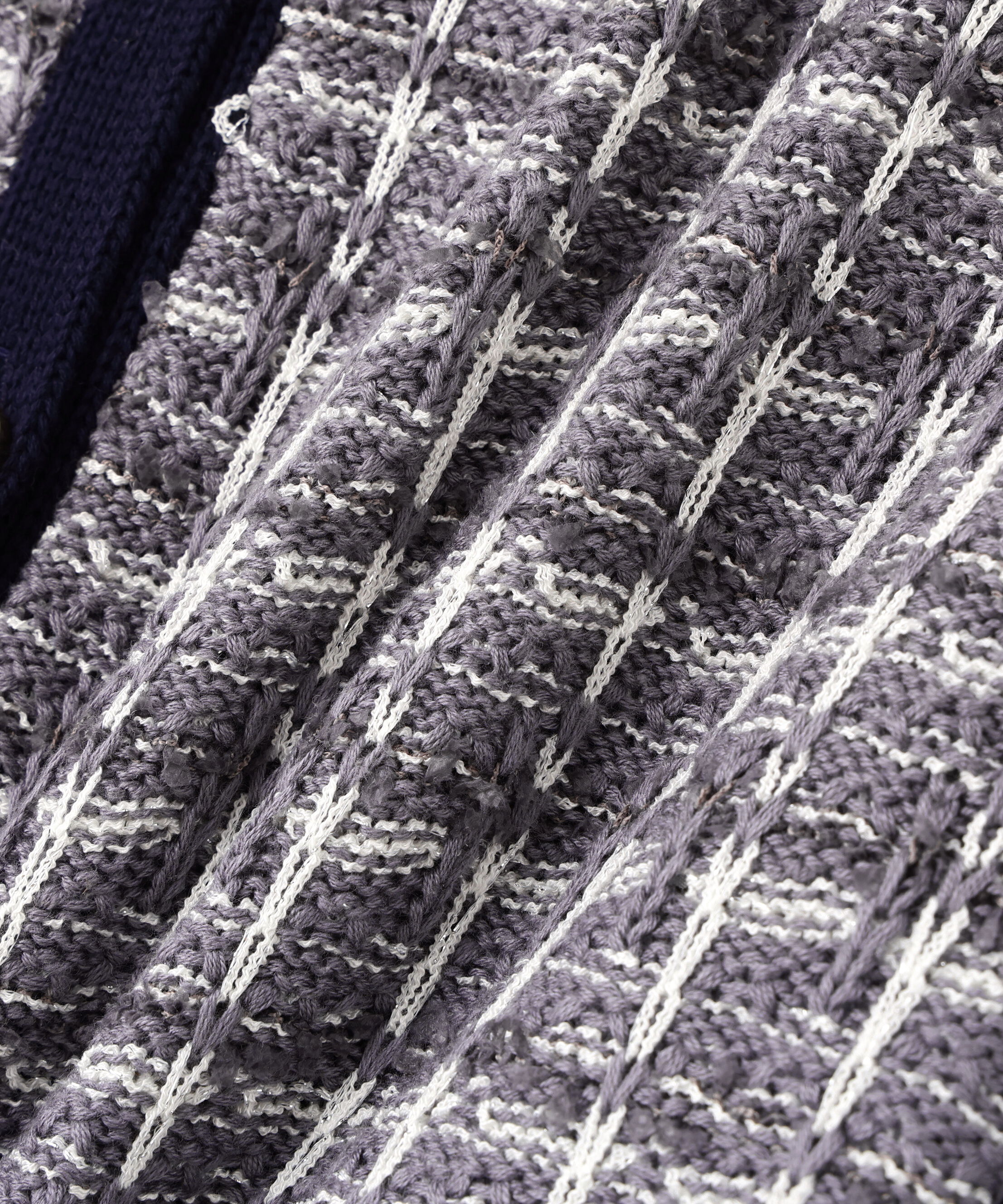  「ツイードVネックカーディガン」|ニット・セーター|