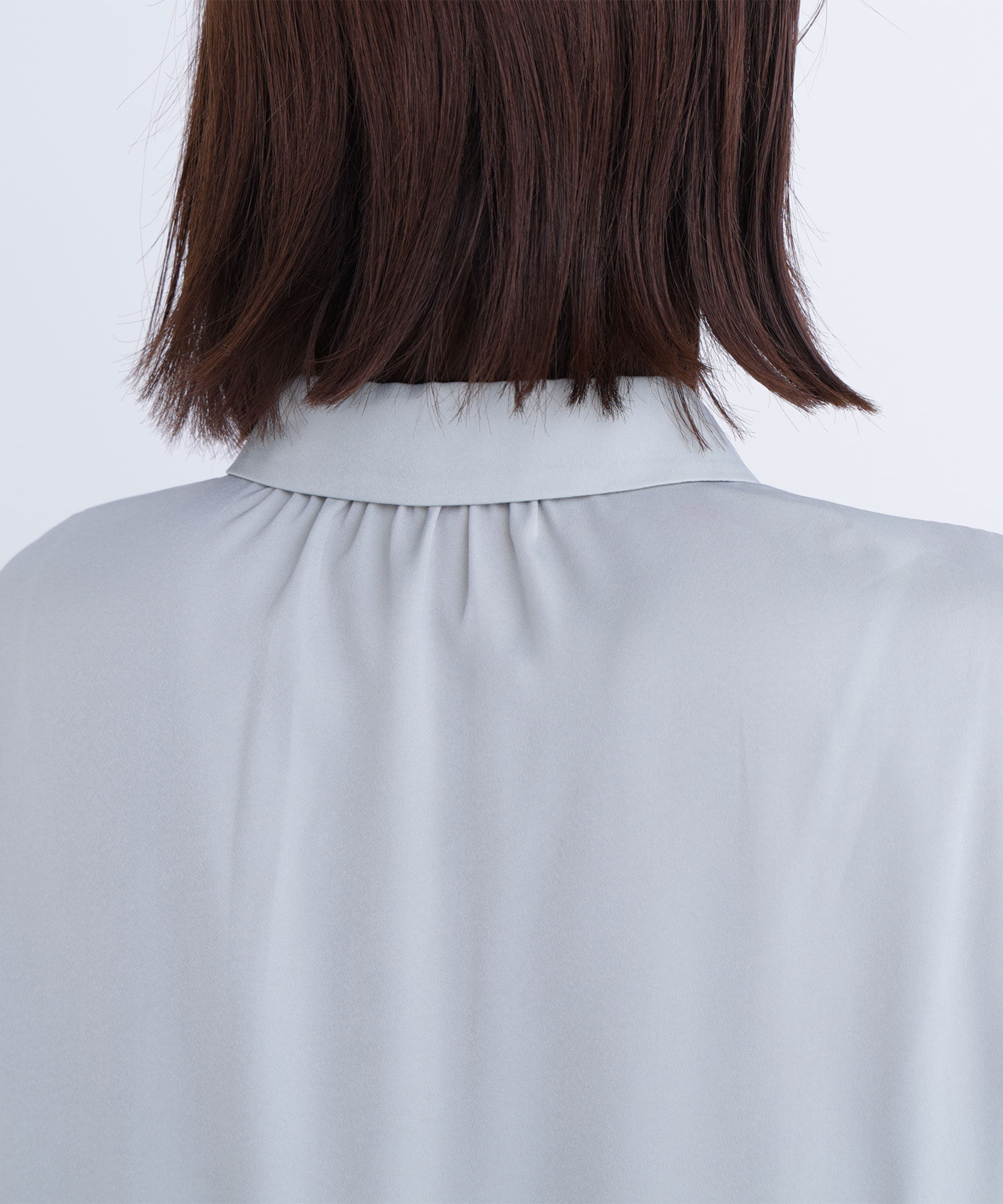  「サテンペプラムブラウス」|シャツ・ブラウス|