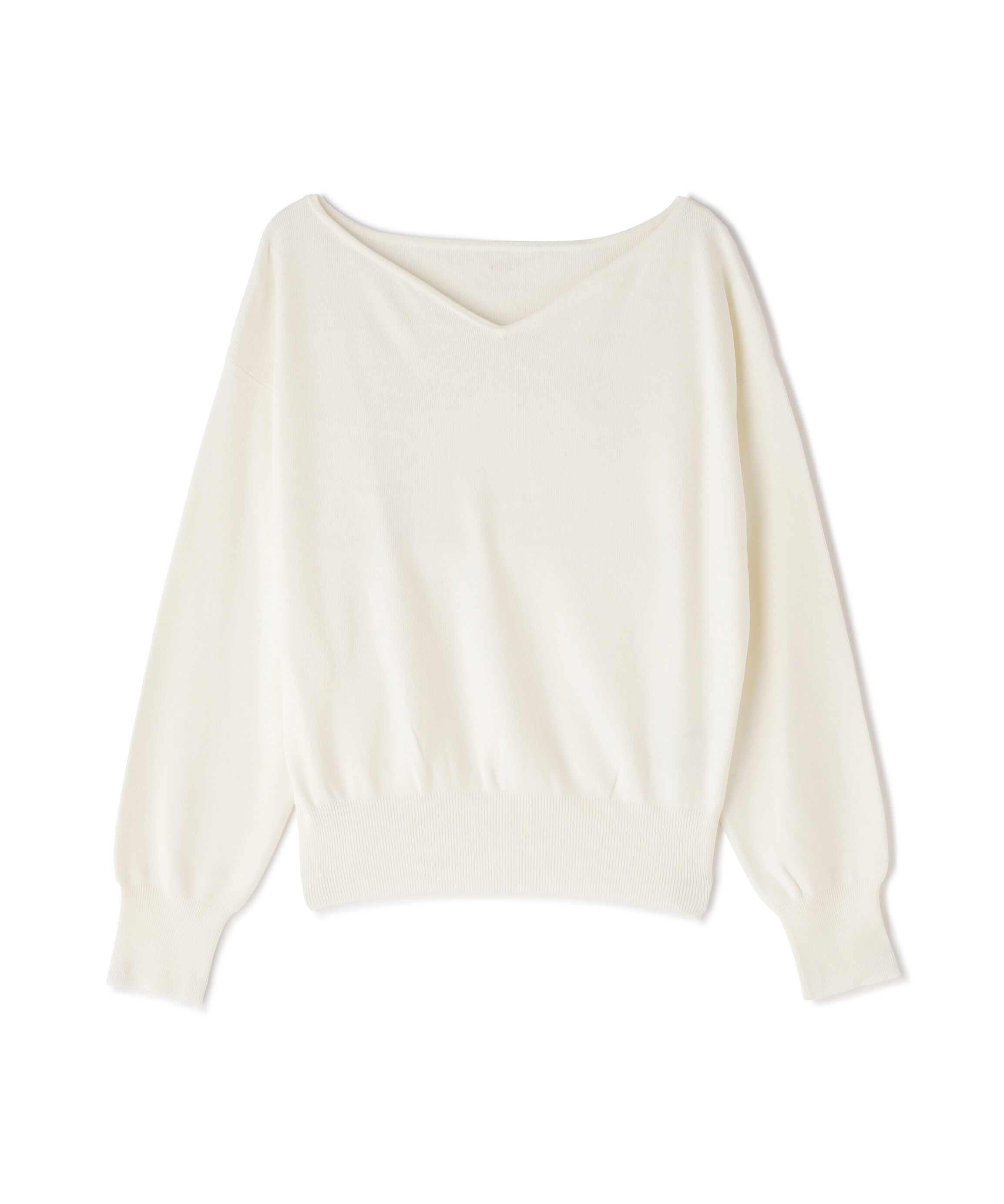  「総針ベーシックシリーズ ニュアンスVネックニット」|ニット・セーター|