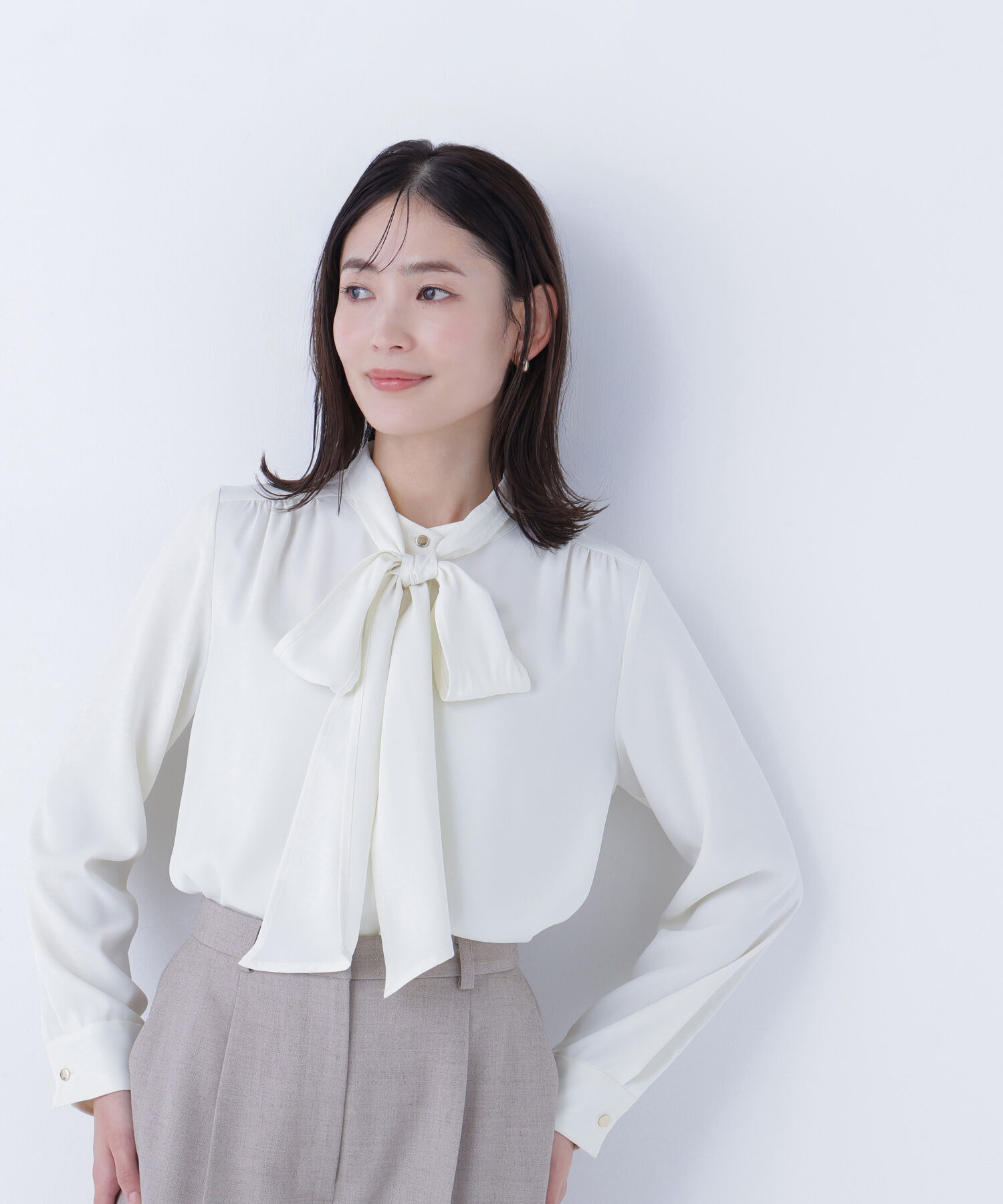 「2wayリボンボウブラウス」|シャツ・ブラウス|