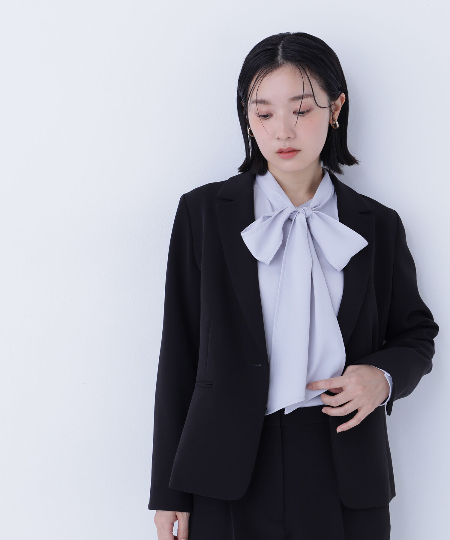  「2wayリボンボウブラウス」|シャツ・ブラウス|